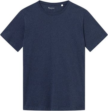 KnowledgeCotton Apparel T-Shirt Basic Shirt in gerader Passform