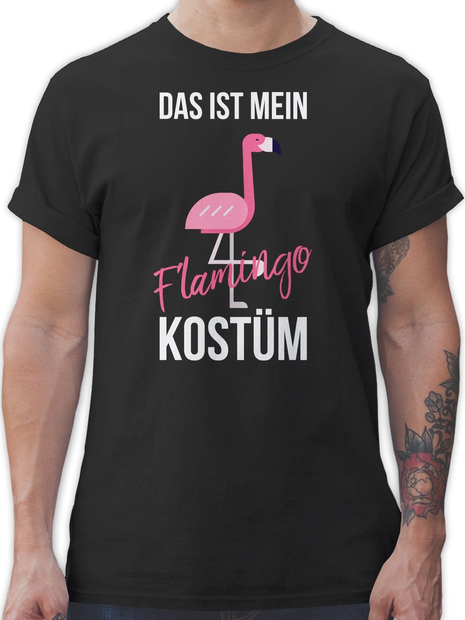 T-Shirt Das ist mein Flamingo Kostüm I Flamingokostüm lustig I Pink Flamingos