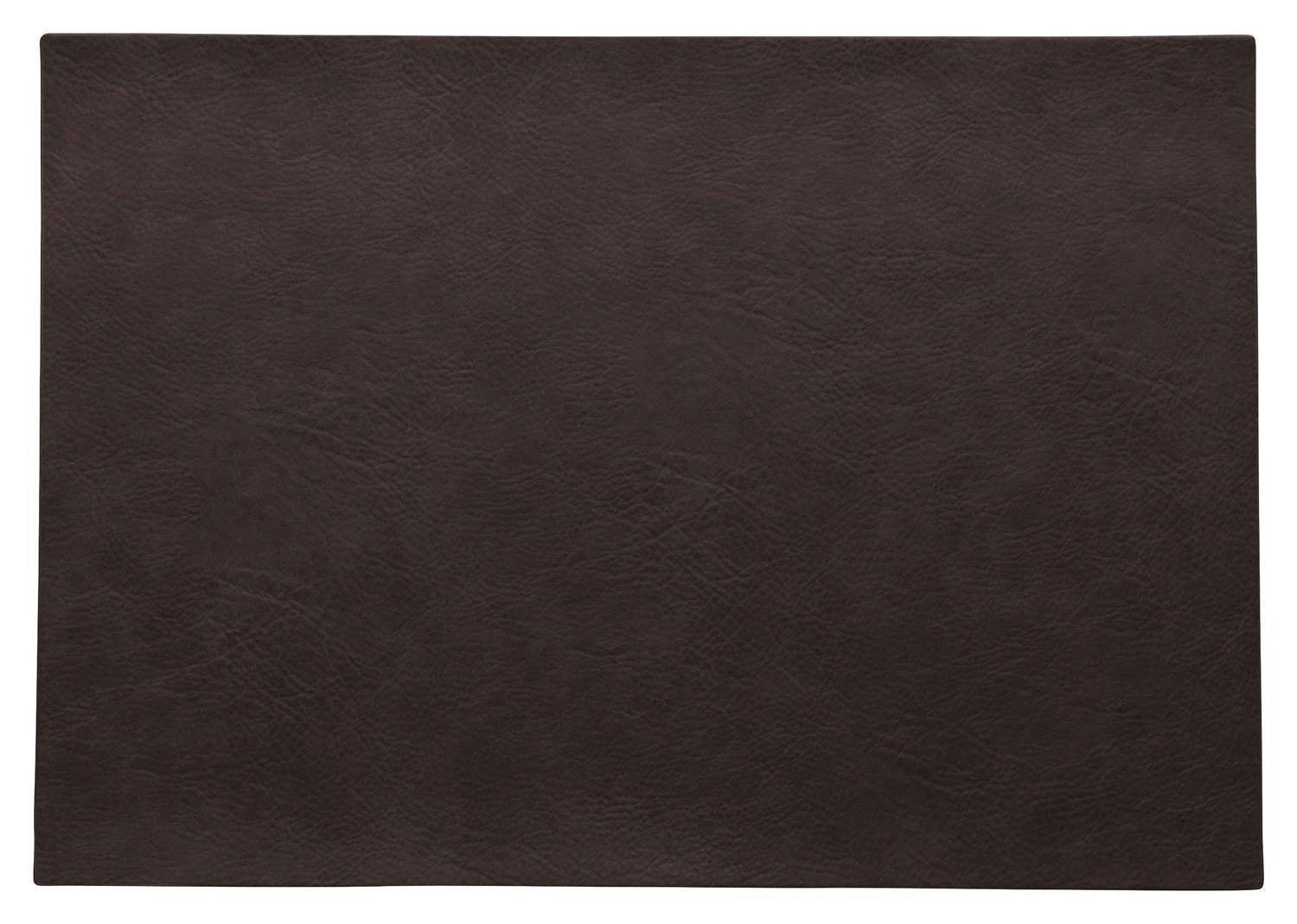 ASA SELECTION Platzset VEGAN LEATHER, Tisch-Sets, Dunkelbraun, B 33 cm, (4- günstig online kaufen