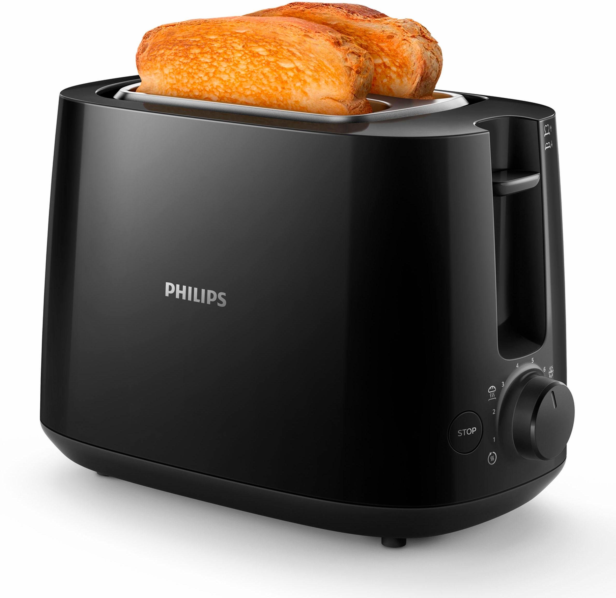 Philips Toaster HD2581/90, 830 W, 2 Toastkammern OTTO