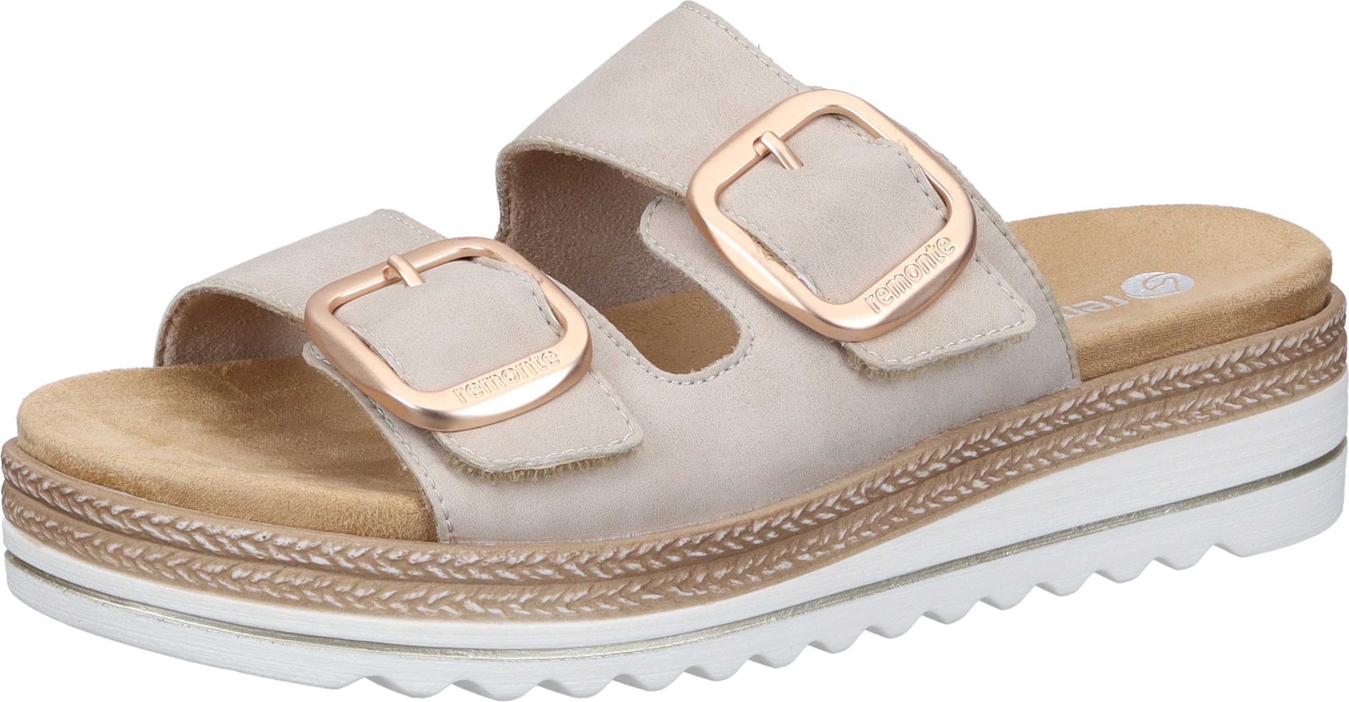 Remonte Pantoletten Pantolette aus echtem Leder