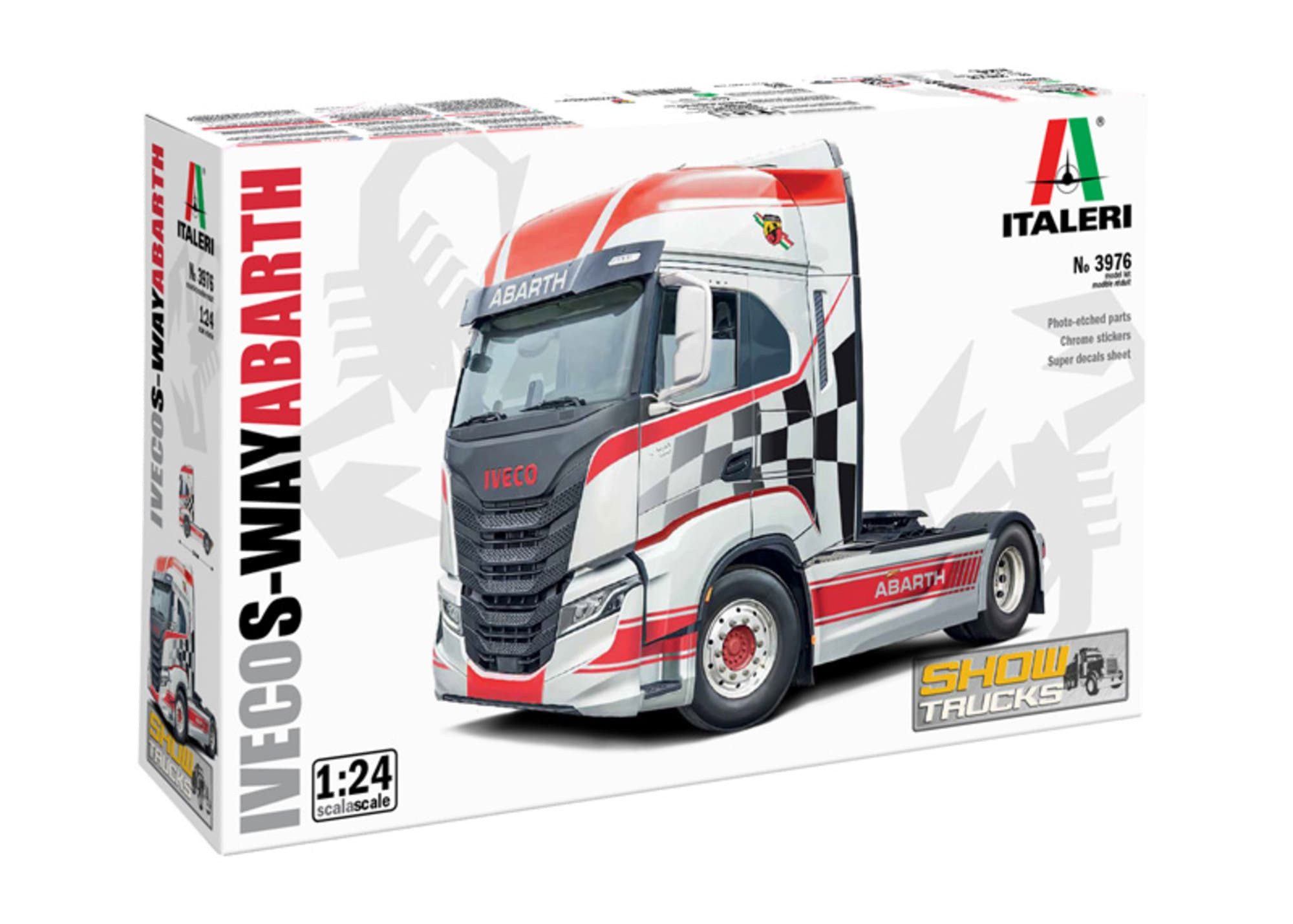 Italeri Modellbausatz Italeri 1:24 Iveco S-Way Abarth Truck Modellbausatz