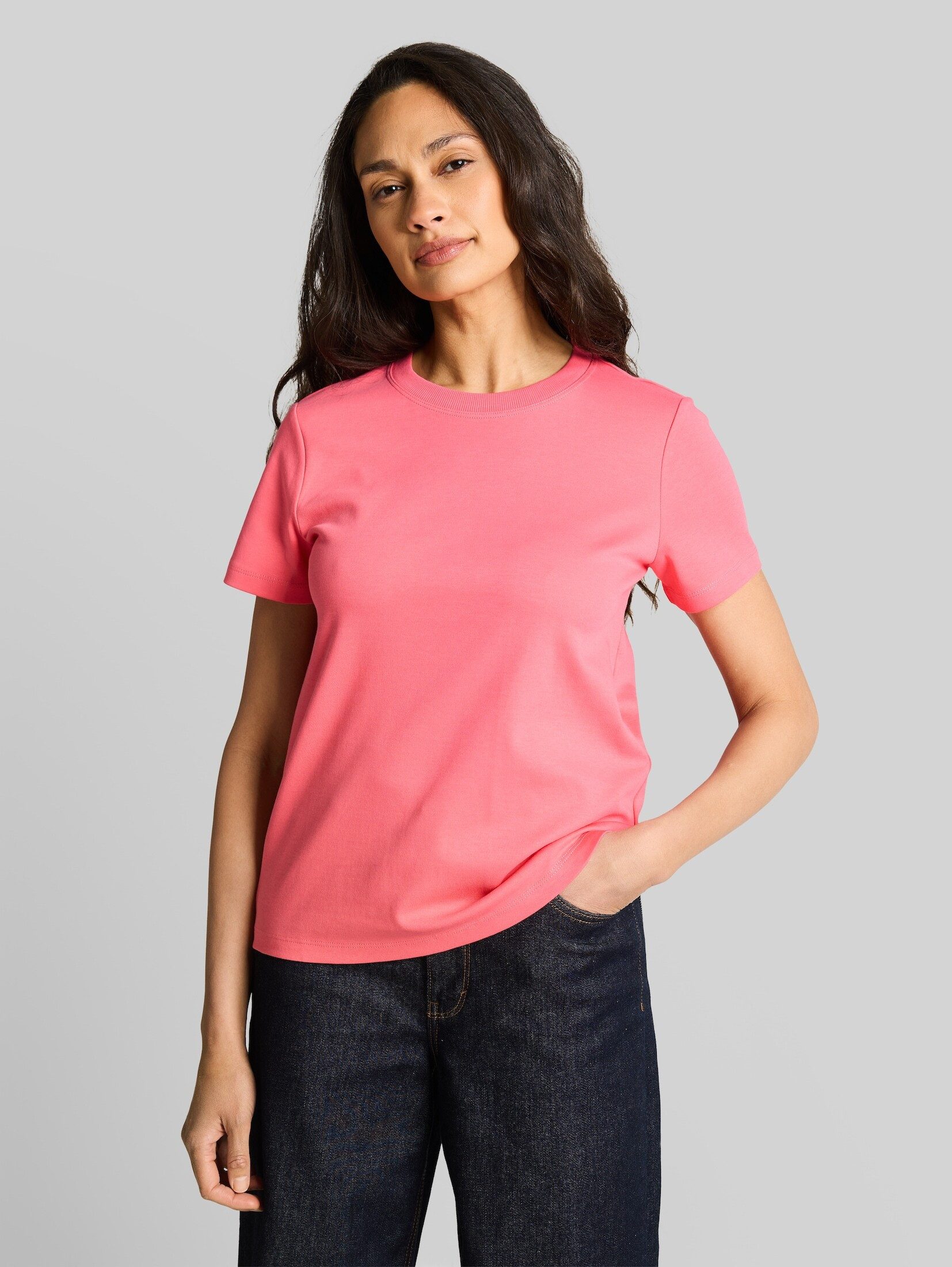 TOM TAILOR T-Shirt T-Shirt (im Einserpack) Basic T-Shirt aus Baumwolle
