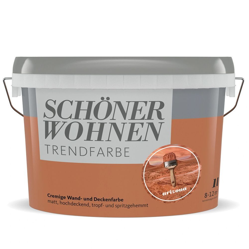 SCHÖNER WOHNEN FARBE Wandfarbe Schöner Wohnen Trend Wandfarbe matt 1,0 Ltr. Arizona