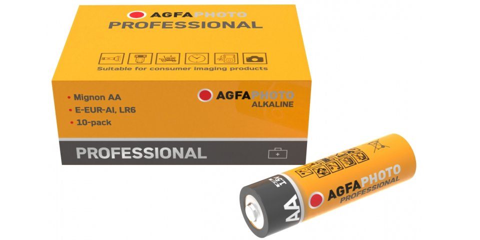 AgfaPhoto AgfaPhoto Professional Mignon Battery AA P10 Batterie, 1,5V