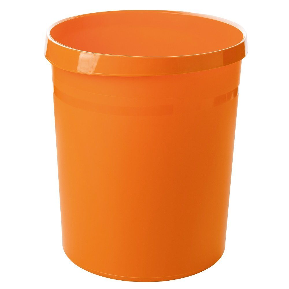 HAN-Bürogeräte Papierkorb 1 Papierkorb GRIP 18L - orange