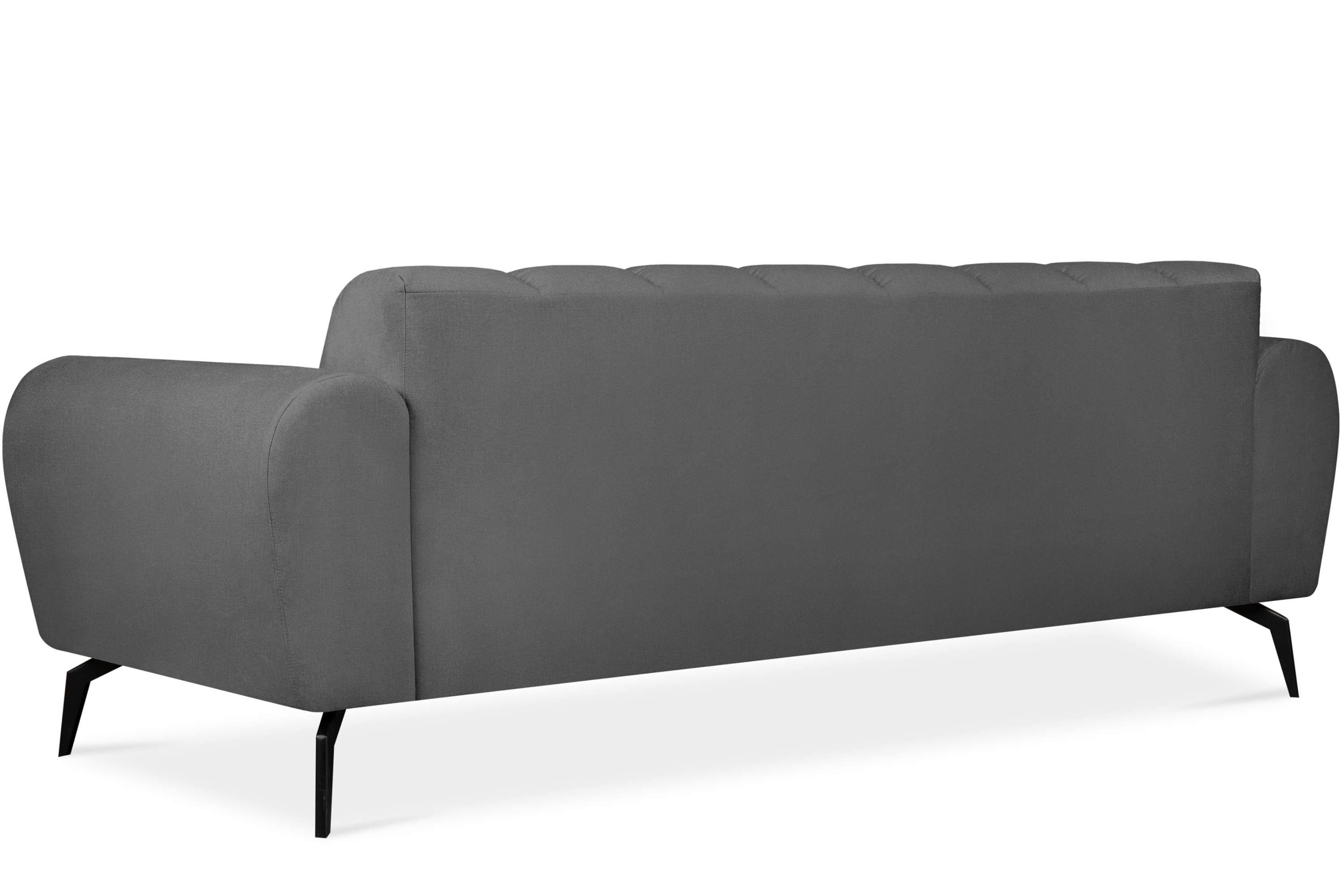 hellgrau hellgrau Konsimo RUBERO modernes Sofa Sofa | mit Sitzer, 3 Eigenschaften Gewebe Design, wasserabweisenden