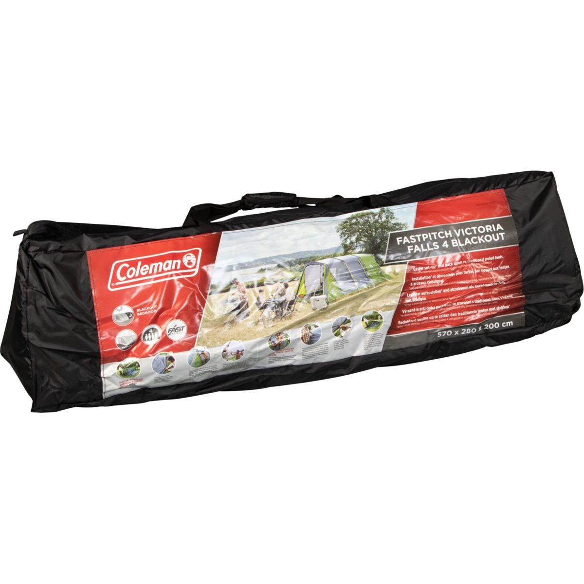 COLEMAN Gruppenzelt FastPitch Victoria Falls 4 Blackout