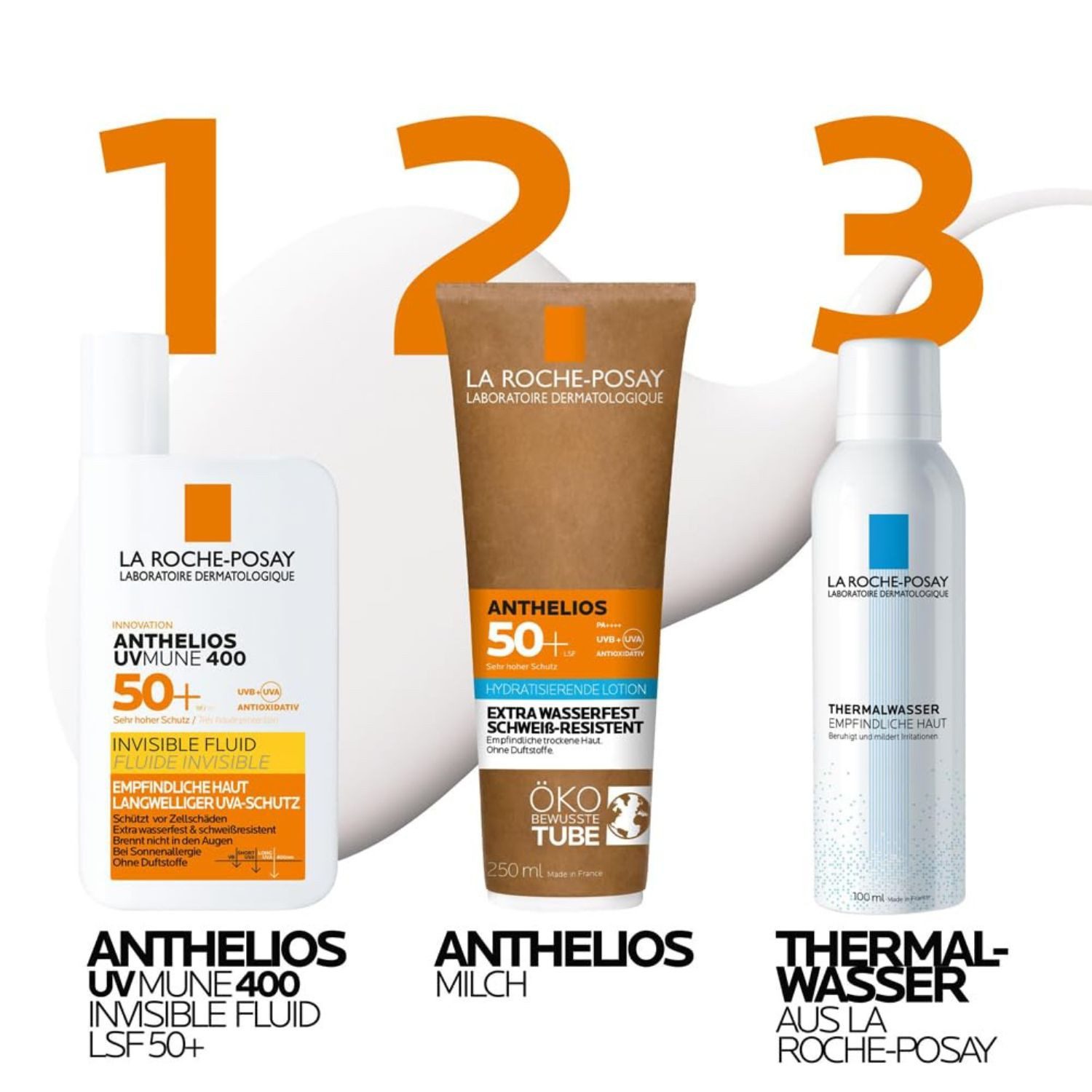 La Roche-Posay Sonnenschutzcreme Anthelios UVMune 400 Invisible Fluid – Ultimativer Sonnenschutz mit, LSF 50+ – Ultraleichte, wasserfeste Formel für, empfindlic – Bild 5 von 5