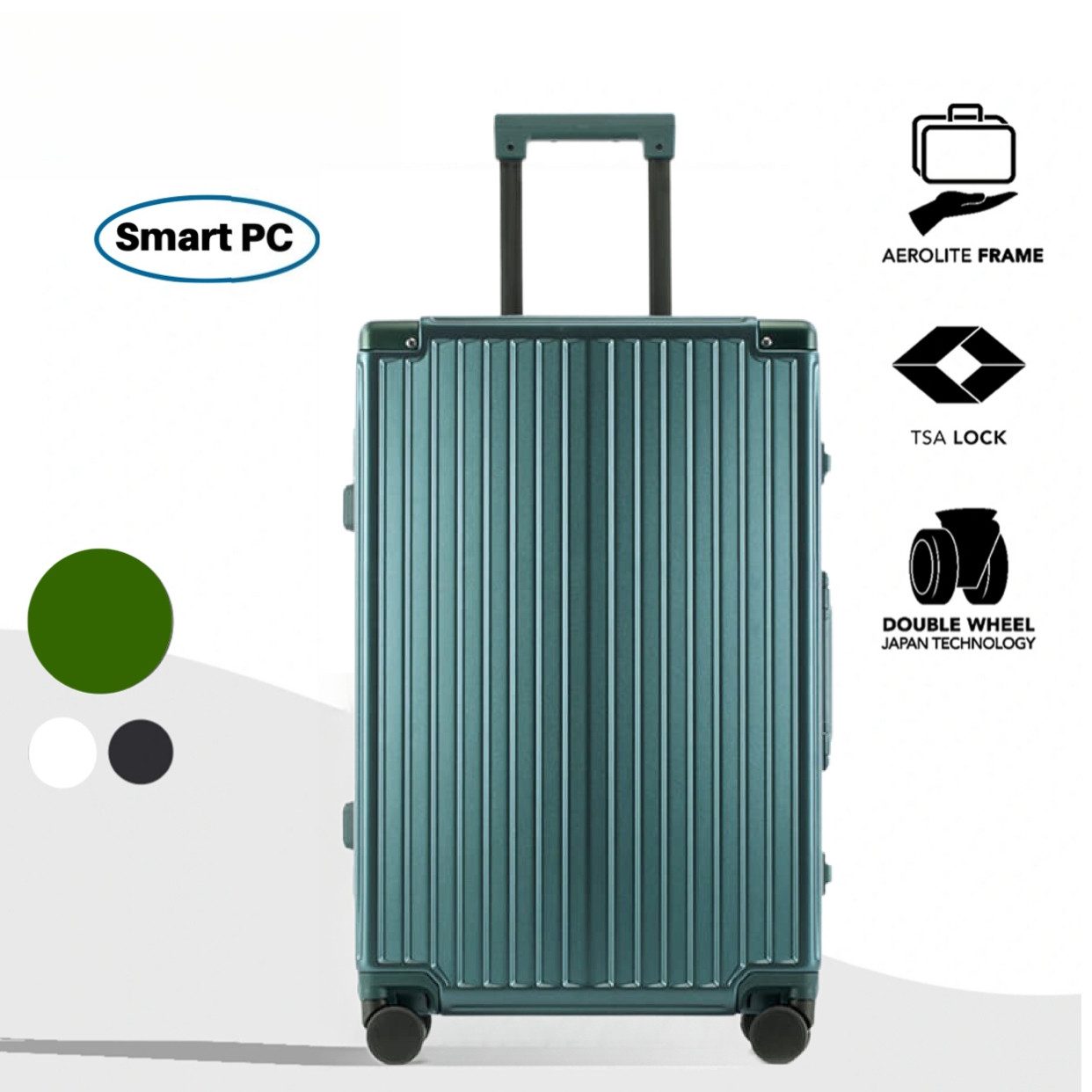 Super Solu Hartschalen-Trolley Alu-Rahmen Hartschalenkoffer aus günstig online kaufen