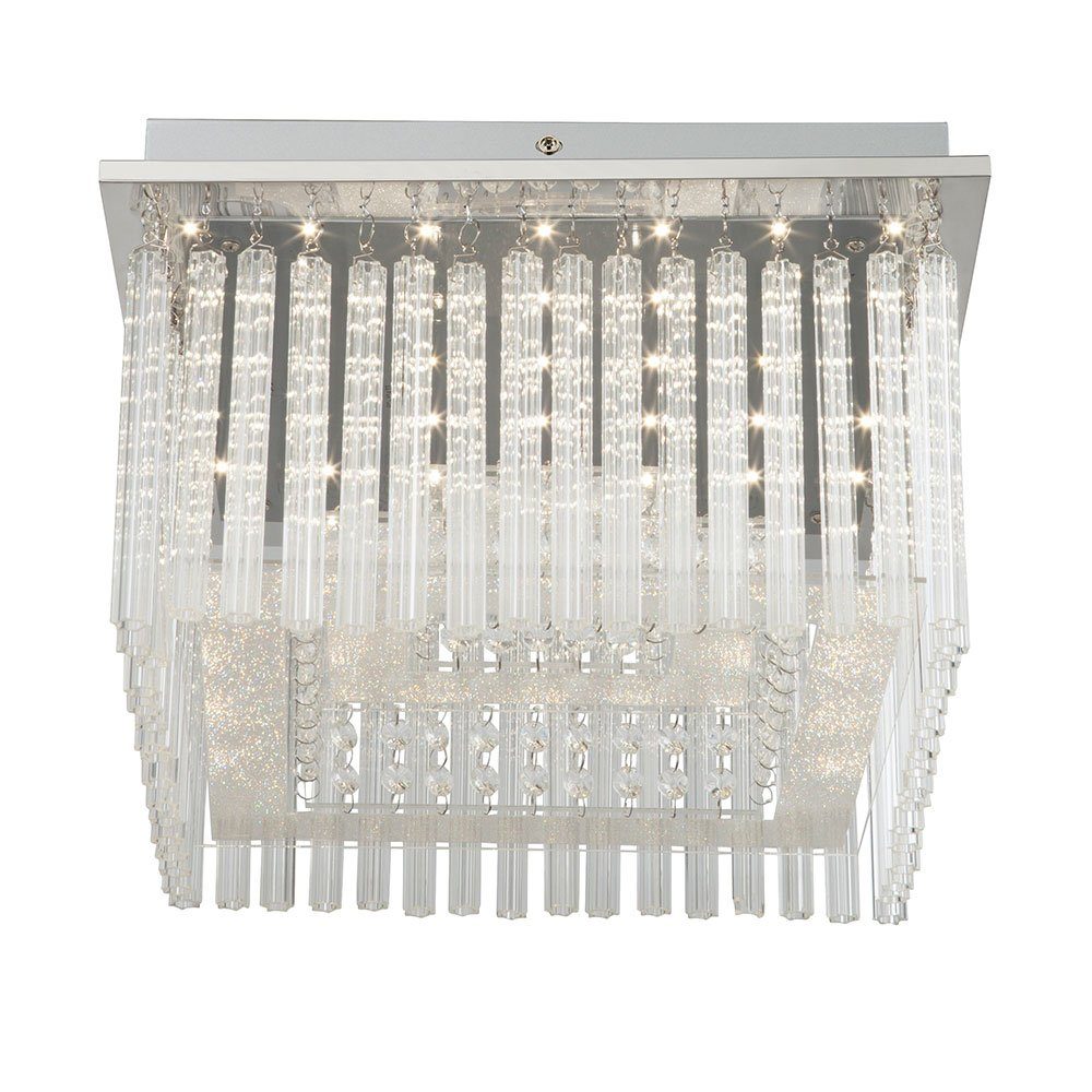 GLOBO LIGHTING LED Deckenleuchte, LED-Leuchtmittel fest verbaut, Deckenleuchte Kristallleuchte Deckenlampe Designleuchte