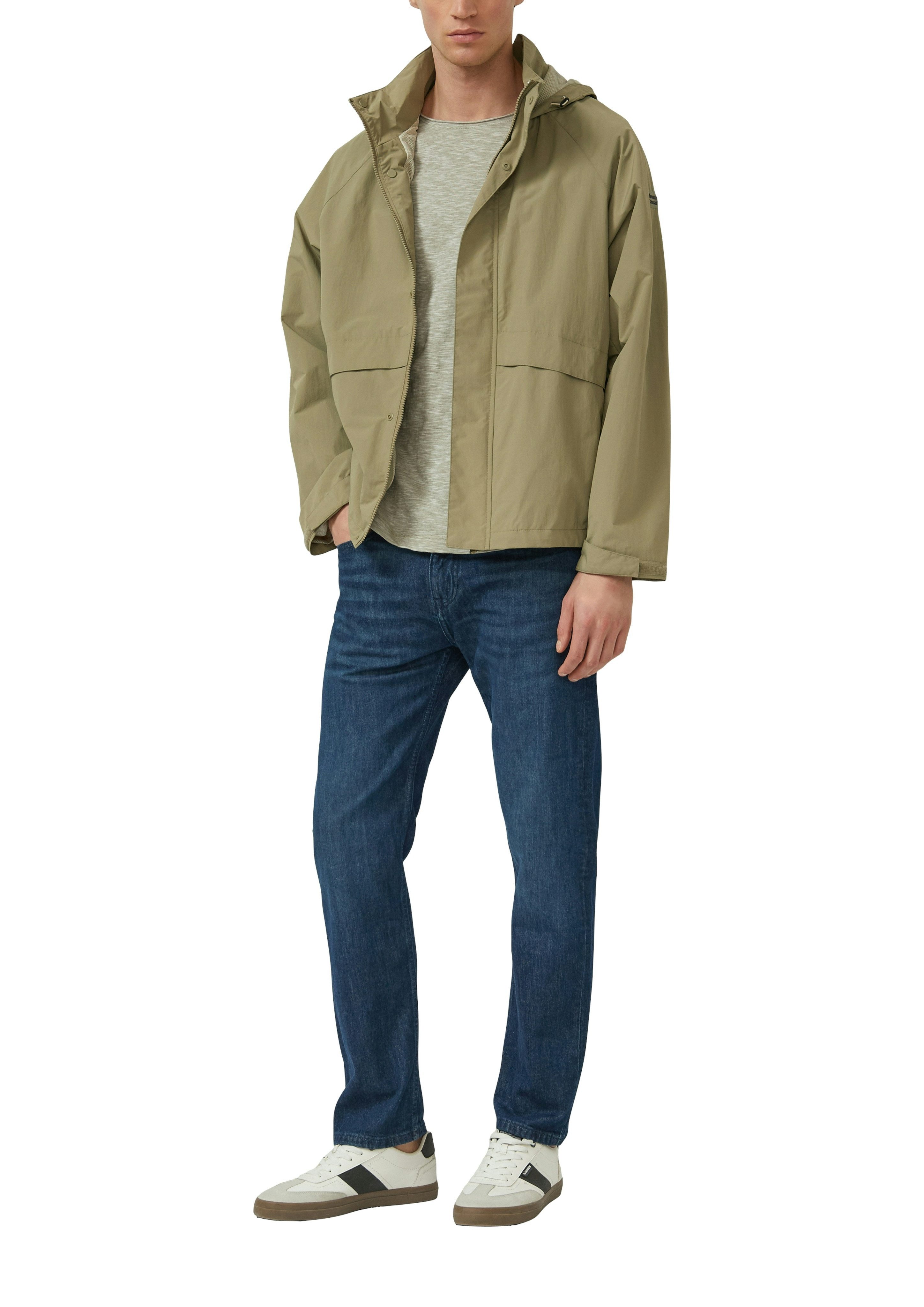 s.Oliver Kurzarmshirt Sommershirt meliert, mit Brusttasche – Bild 3 von 4