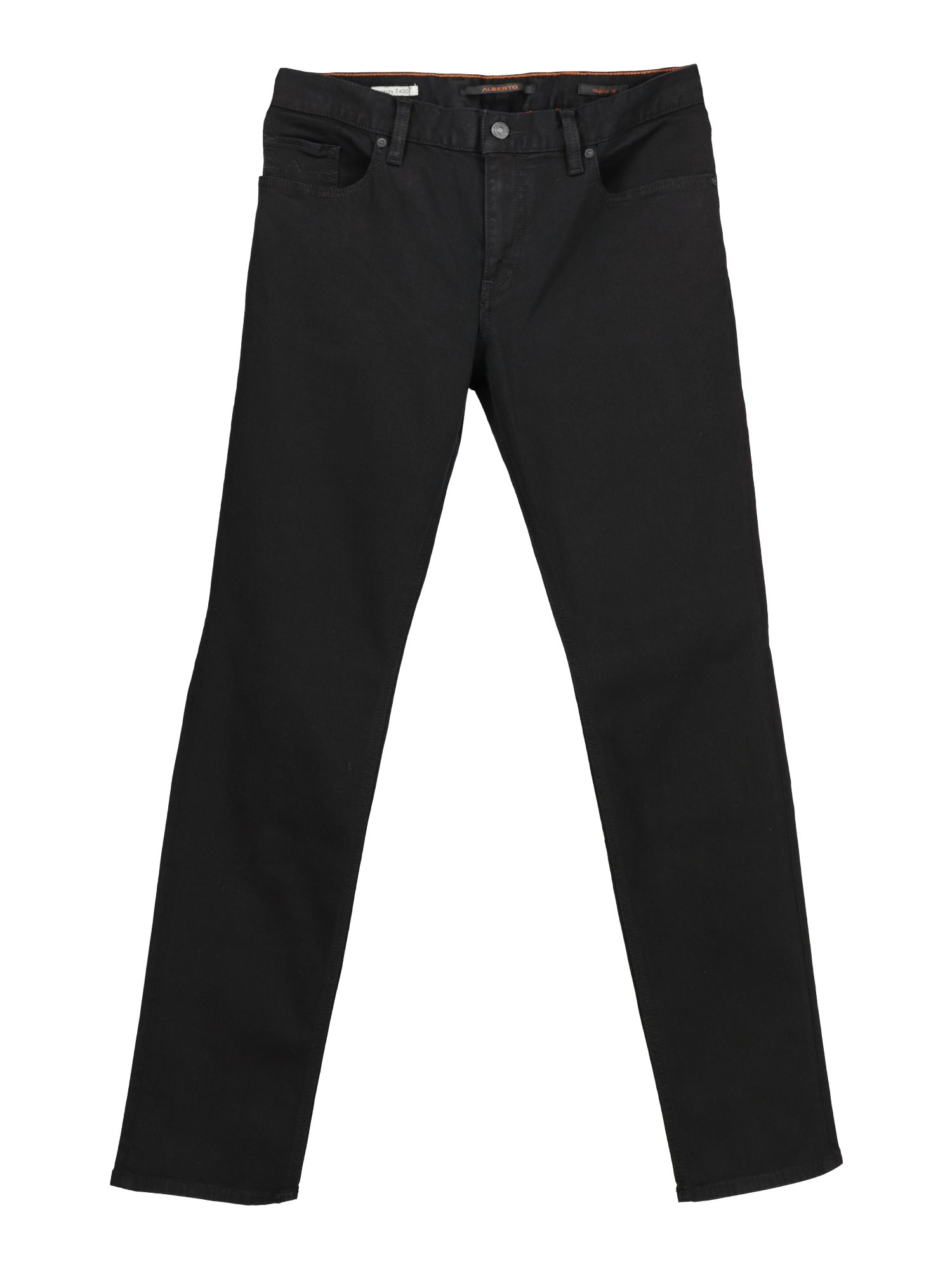 Alberto 5-Pocket-Jeans schwarz,Casual,Baumwolle,Unifarben,Regular Fit,Mittel