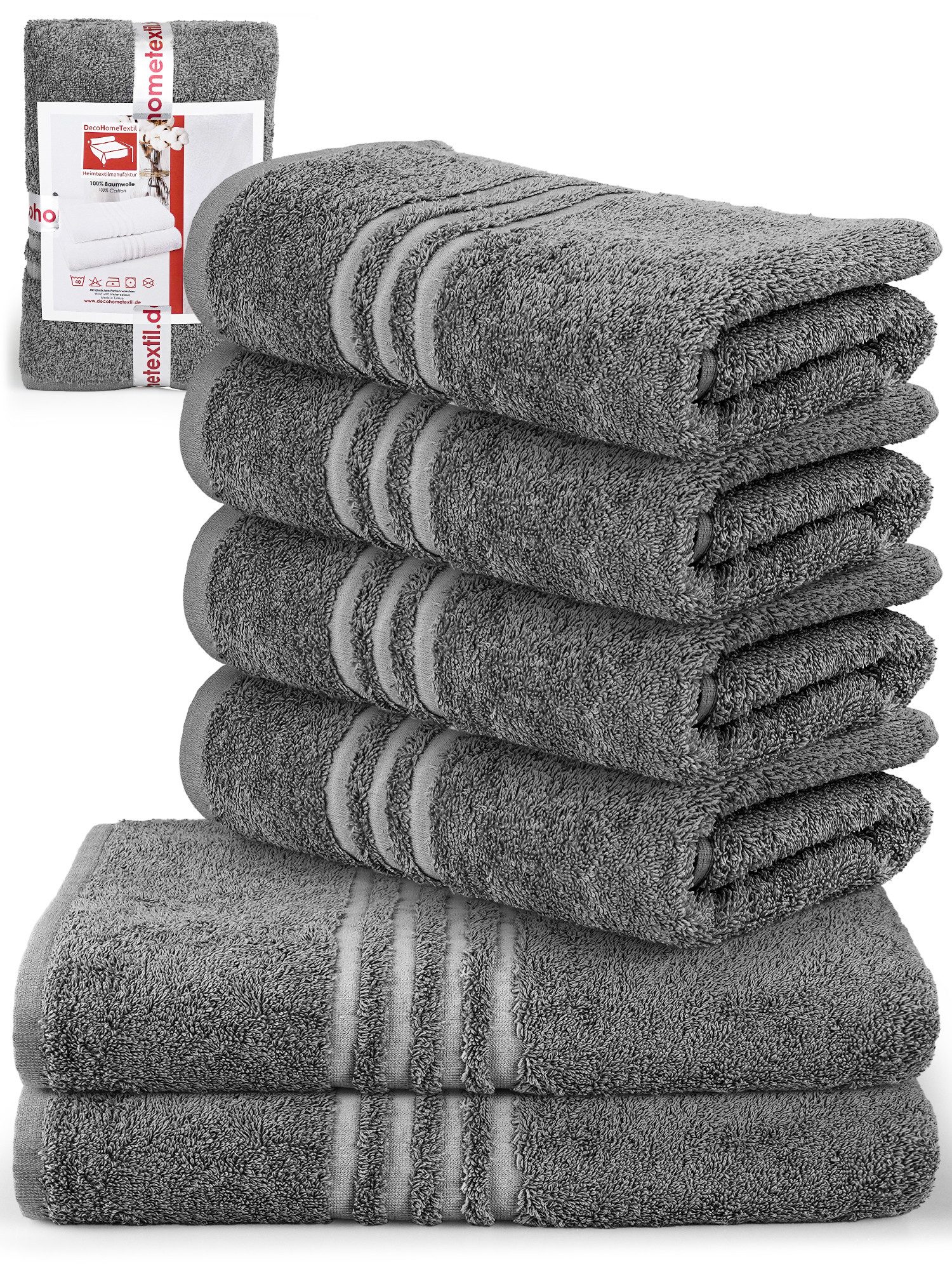 DecoHomeTextil Heimtextilmanufaktur Handtuch Handtuch Set 100% günstig online kaufen