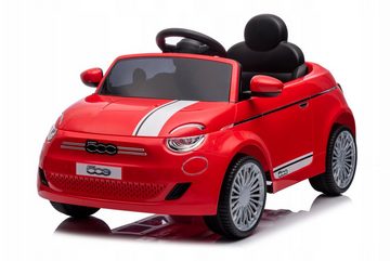 COIL Rutscherauto Rutschauto, Fiat 500 Kinderfahrzeug, Kinderauto, ab 3 Jahren, (Abmessungen: 113 x 67,5 x 53 cm (L x B x H), Motor: 30W, LED, Musik