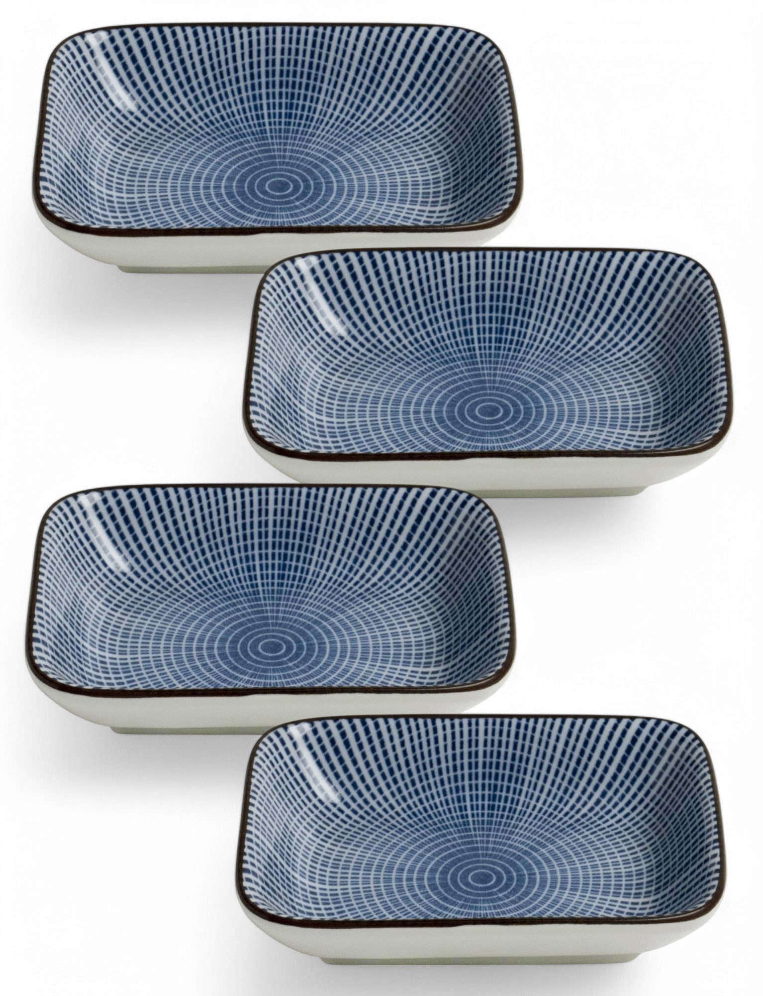 WestCraft Dipschale Sushi-accesories ASIATICA, Nippon Teller Bowl Schalen Soßenschälchen, Porzellan, Dipschalen aus hochwertigen Porzellan Sojasoße Schale Made in Japan