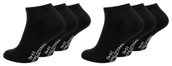 Paolo Renzo Sneakersocken (6-Paar) Atmungsaktive Unisex Sneaker Socken für Herren und Damen aus hochwertiger Baumwolle