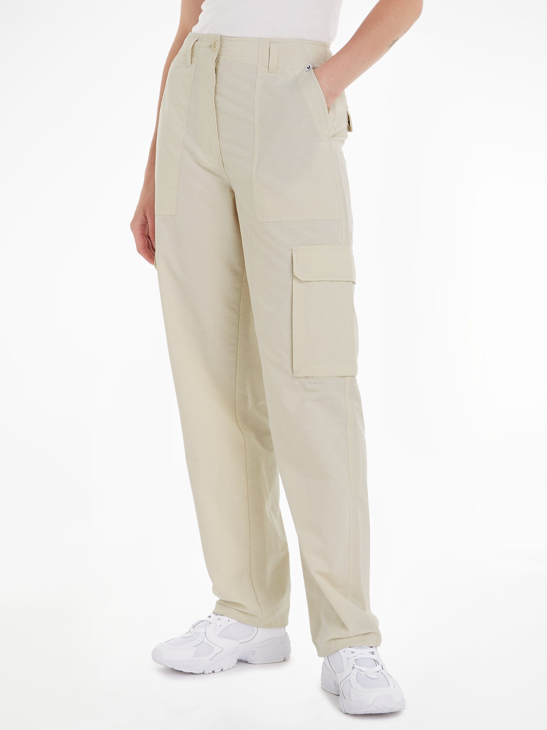 Tommy Jeans Cargohose TJW HARPER HR CARGO PANT mit großen aufgesetzten Tasc günstig online kaufen