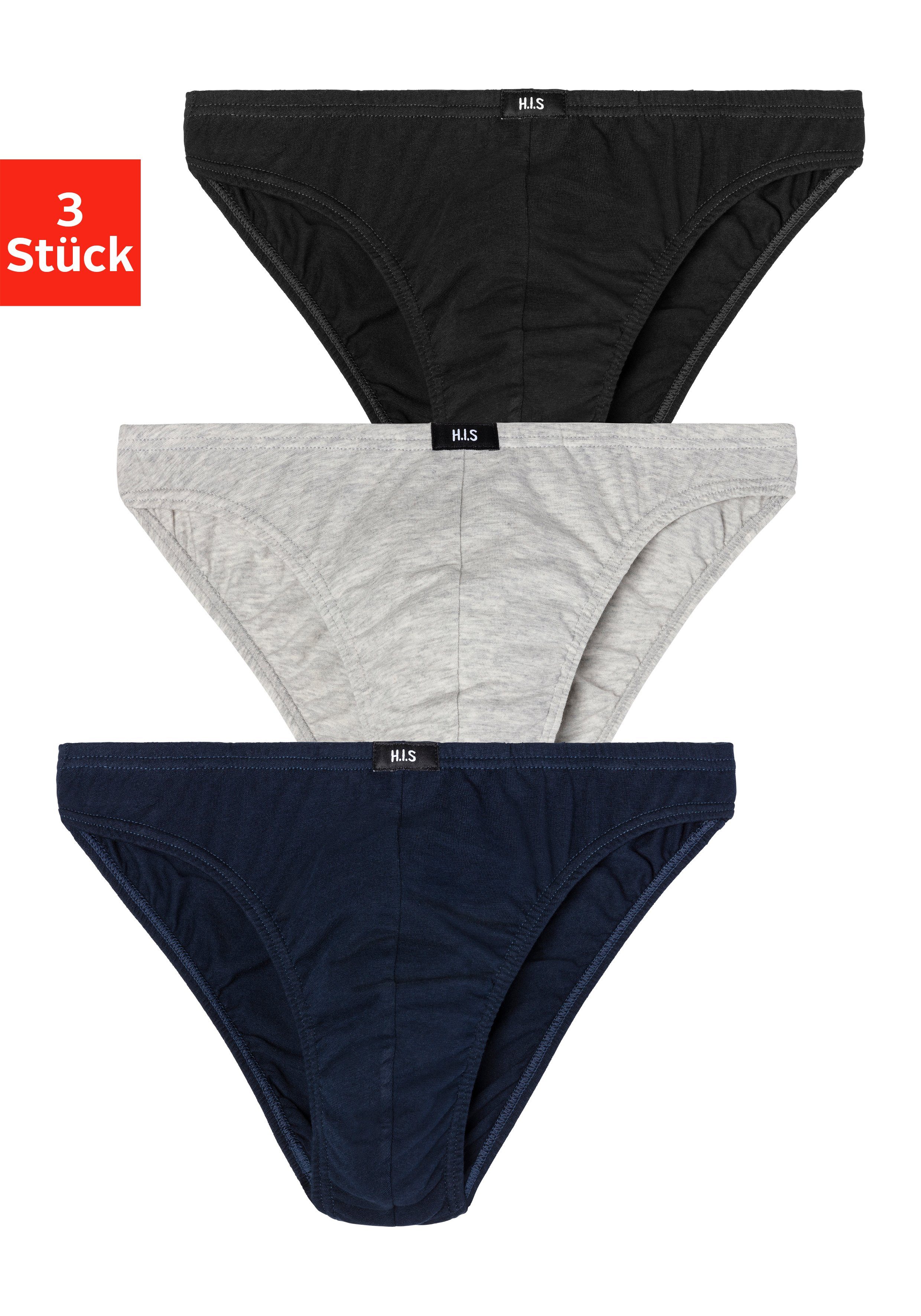 H.I.S Slip Minislip (Packung, 3-St) aus weichem Baumwoll-Stretch