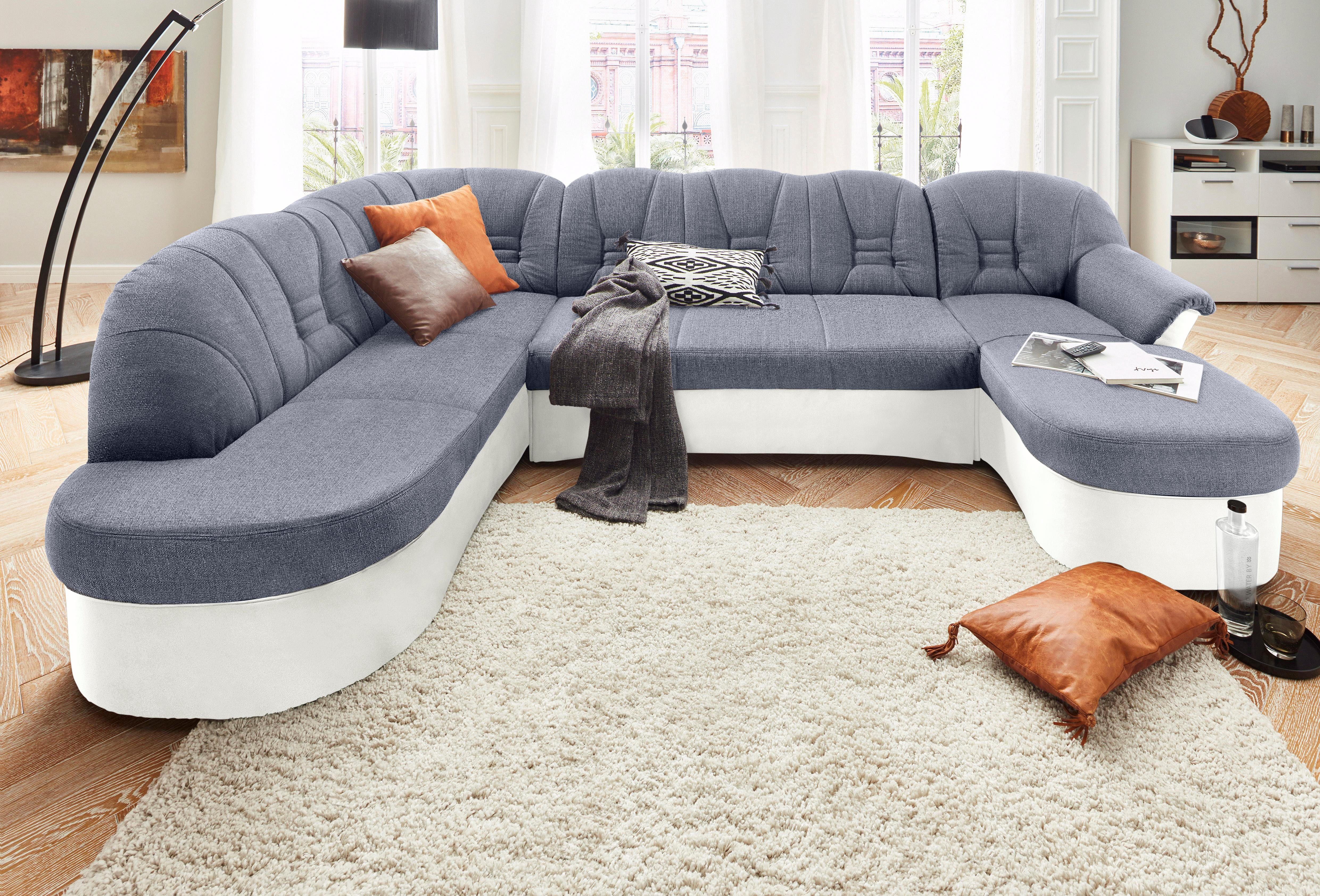 DOMO collection Wohnlandschaft Elva, zeitlose Formensprache, günstig online kaufen