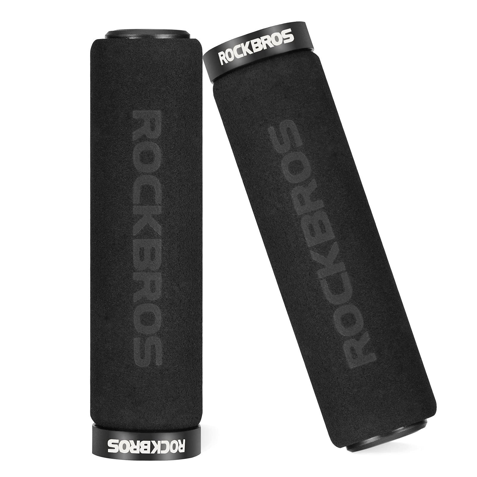 ROCKBROS Fahrradlenkergriff Lenkergriffe Lock-On Design Fahrradgriffe, rutschfest, Stoßdämpfend Griffe aus verdicktem Schwamm für 22,2mm Lenke