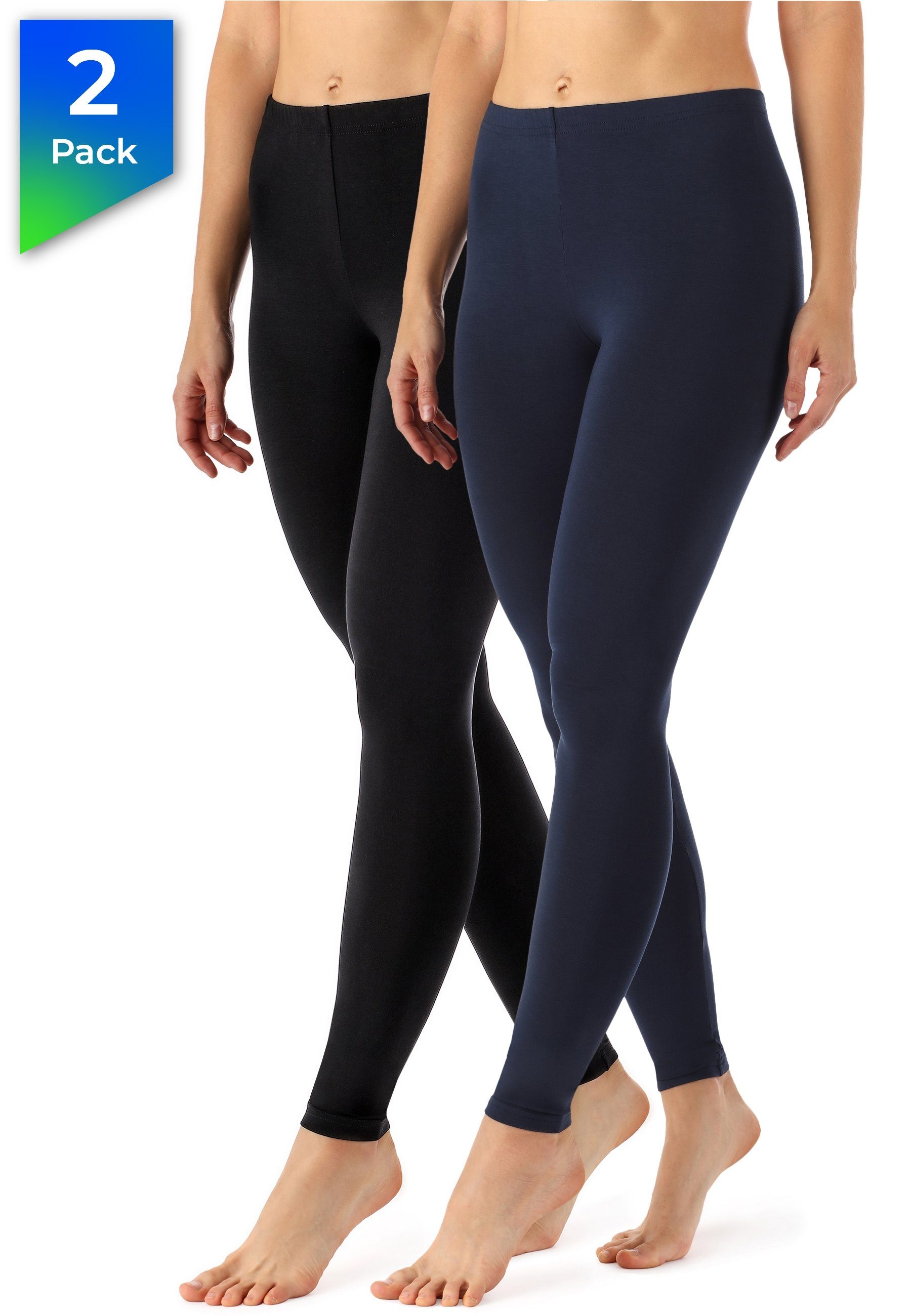 Merry Style Leggings Damen Viskose Hose mit weitem Bein MS10-143 (2-tlg) el günstig online kaufen