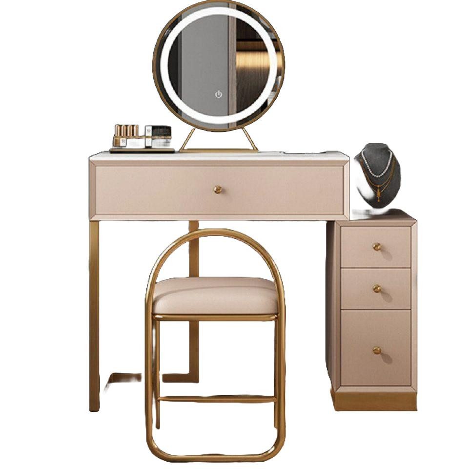 JVmoebel Schminktisch Designer Schmink Tisch Schlafzimmer Konsolen Tisch Spiegel Luxus Neu (1-St., Schminktisch, Ohne Hocker), Made in Europa