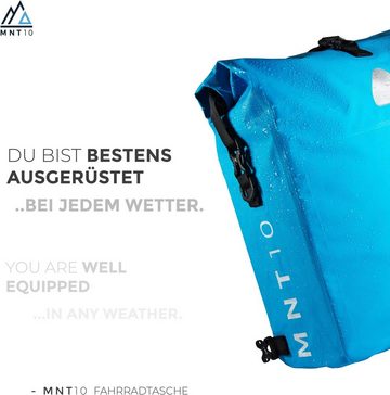 MNT10 Gepäckträgertasche 3in1 Fahrradtasche 18L,25L, Wasserdicht reflektierend