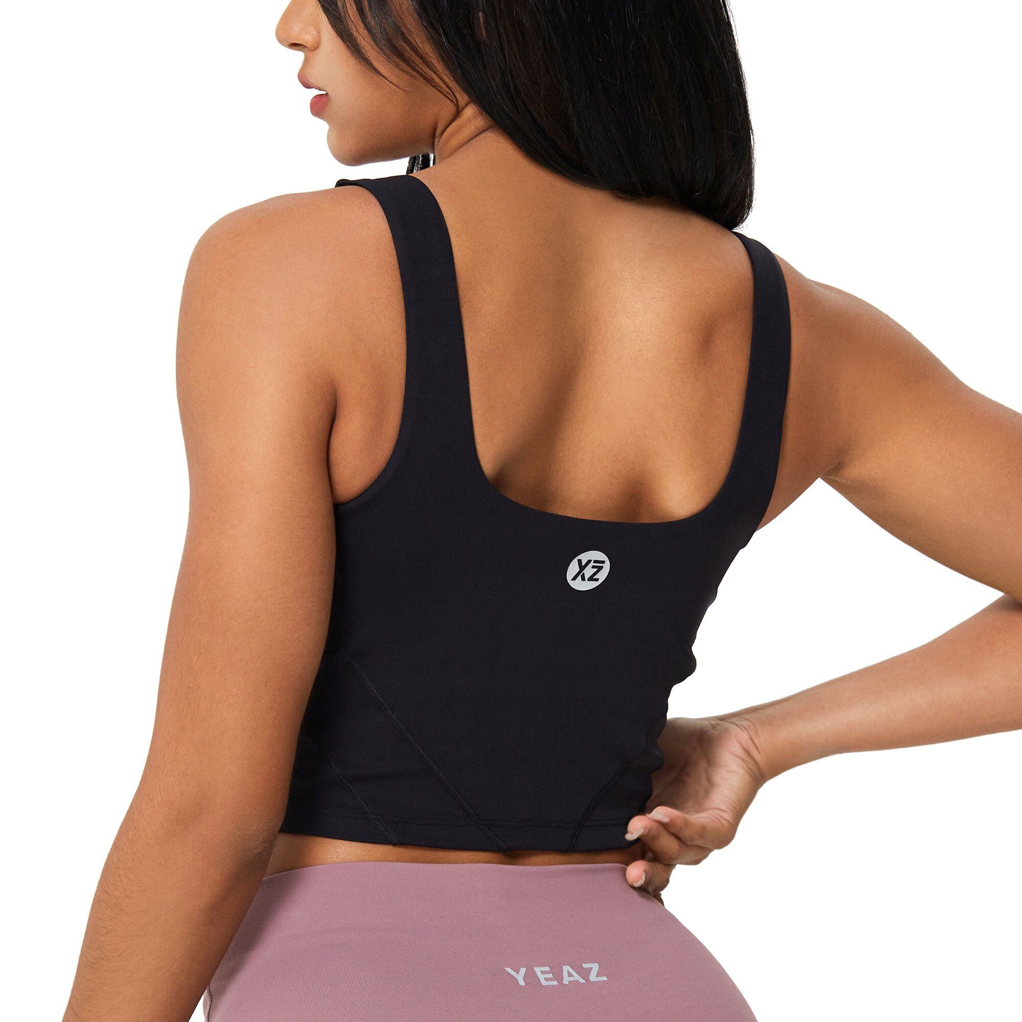 YEAZ Yogatop TODAY top (1-tlg) & Shape schwarz ein Materialien sportliches Innovative