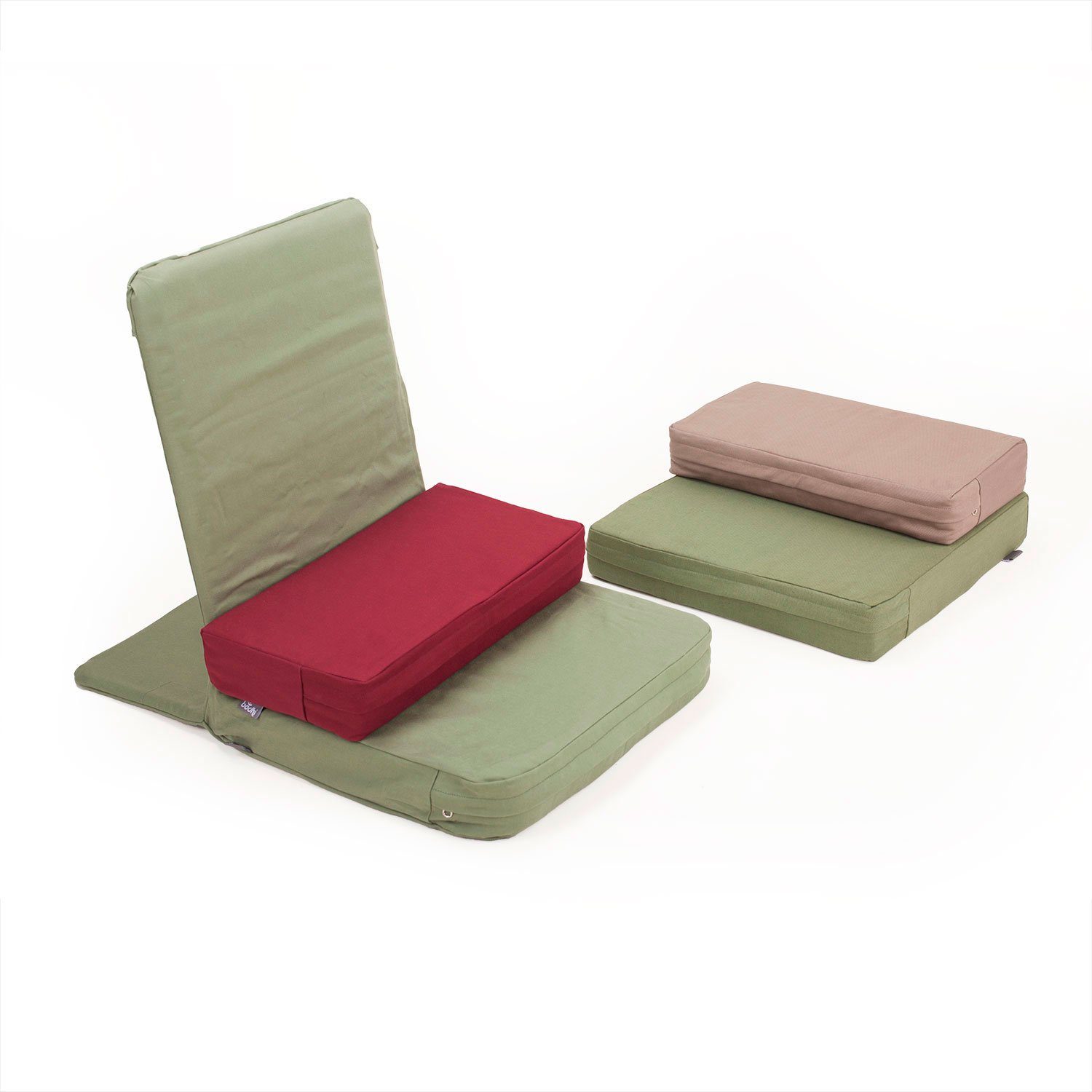 bodhi Bodenkissen MANDIR Kissen rechteckig schwarz günstig online kaufen