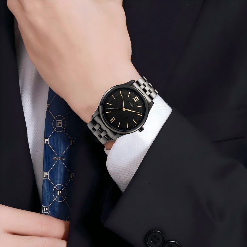 Toomoke Quarzuhr Quarzuhr, Armbanduhr Edelstahl Herren Uhr, Multifunktionsu günstig online kaufen