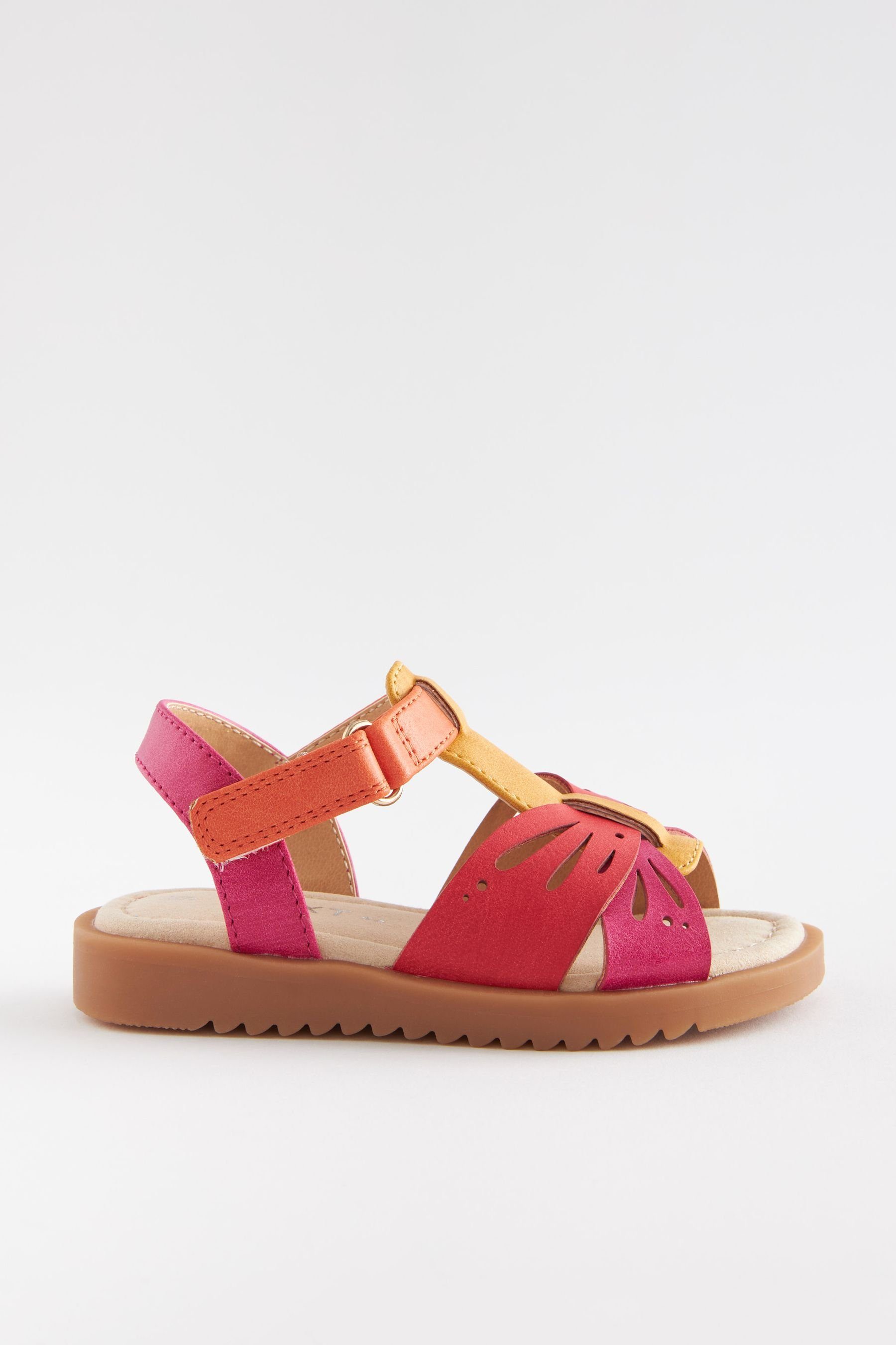 Next Sandaletten Sandale (1-tlg) Bright Pink Schmetterling