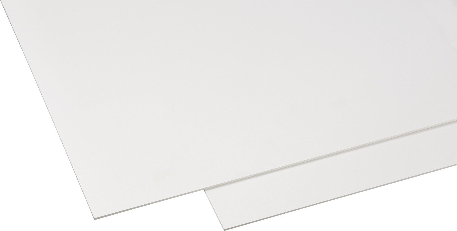 GUTTA Schneide- und Abdeckplatte Gutta Hartschaumplatte 25 x 50 cm, 3 mm, weiß, Kunststoff