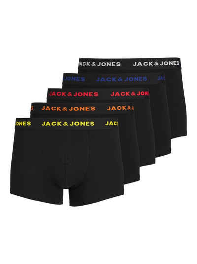 Jack & Jones Боксерские мужские трусы, боксерки JACBLACK FRIDAY TRUNKS 5 PACK ONLINE LN (Packung, 5-St) mit elastischem Taillenbund