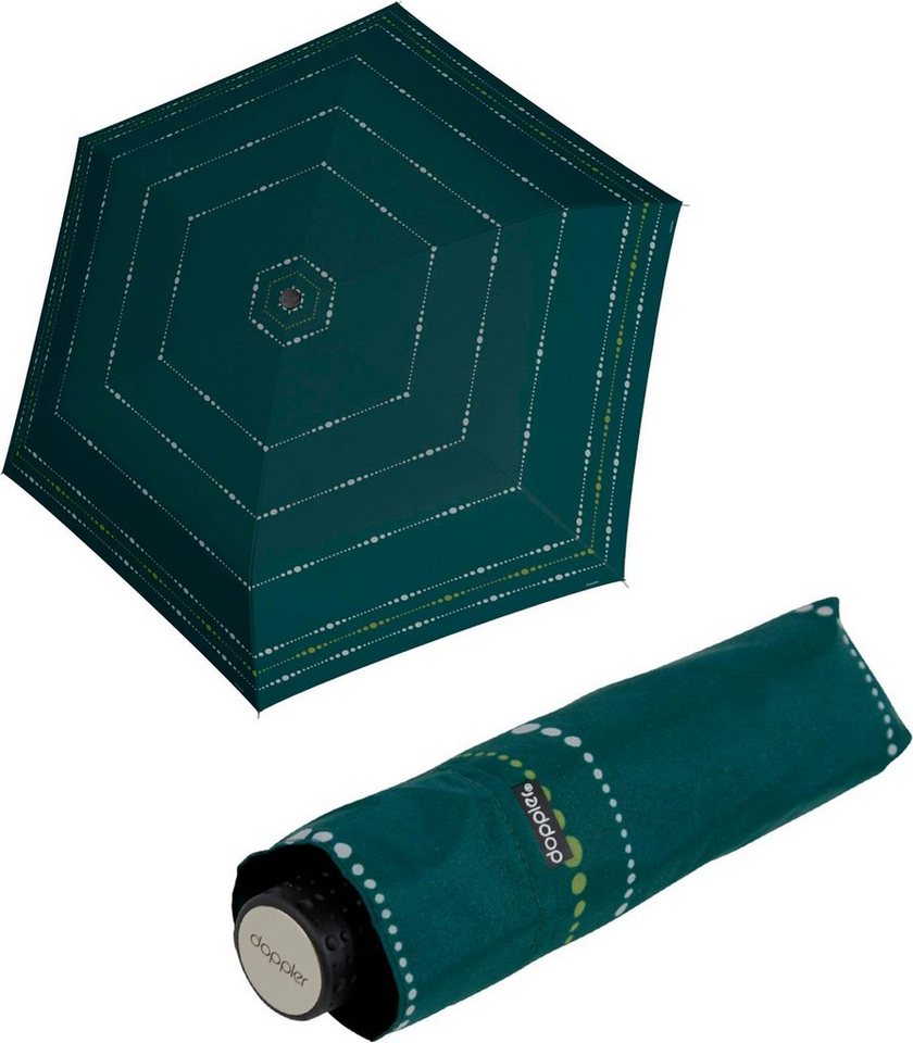 doppler® Taschenregenschirm Super-Mini Havanna Damen - Sydney, besonders  leichter und kleiner Schirm, passt in jede Tasche