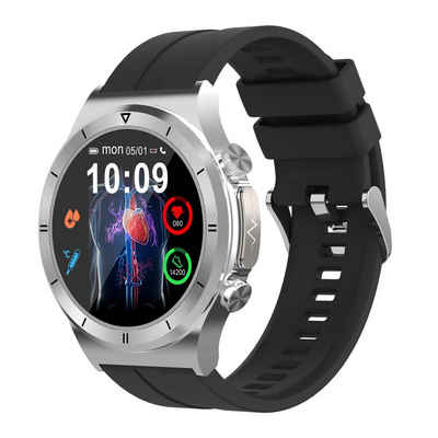 Diida T30 Smartwatches für iOS und Android,Sportuhren,Bluetooth Smartwatch, Messung von Blutzucker, Herzfrequenz, Blutsauerstoff, Schlaf