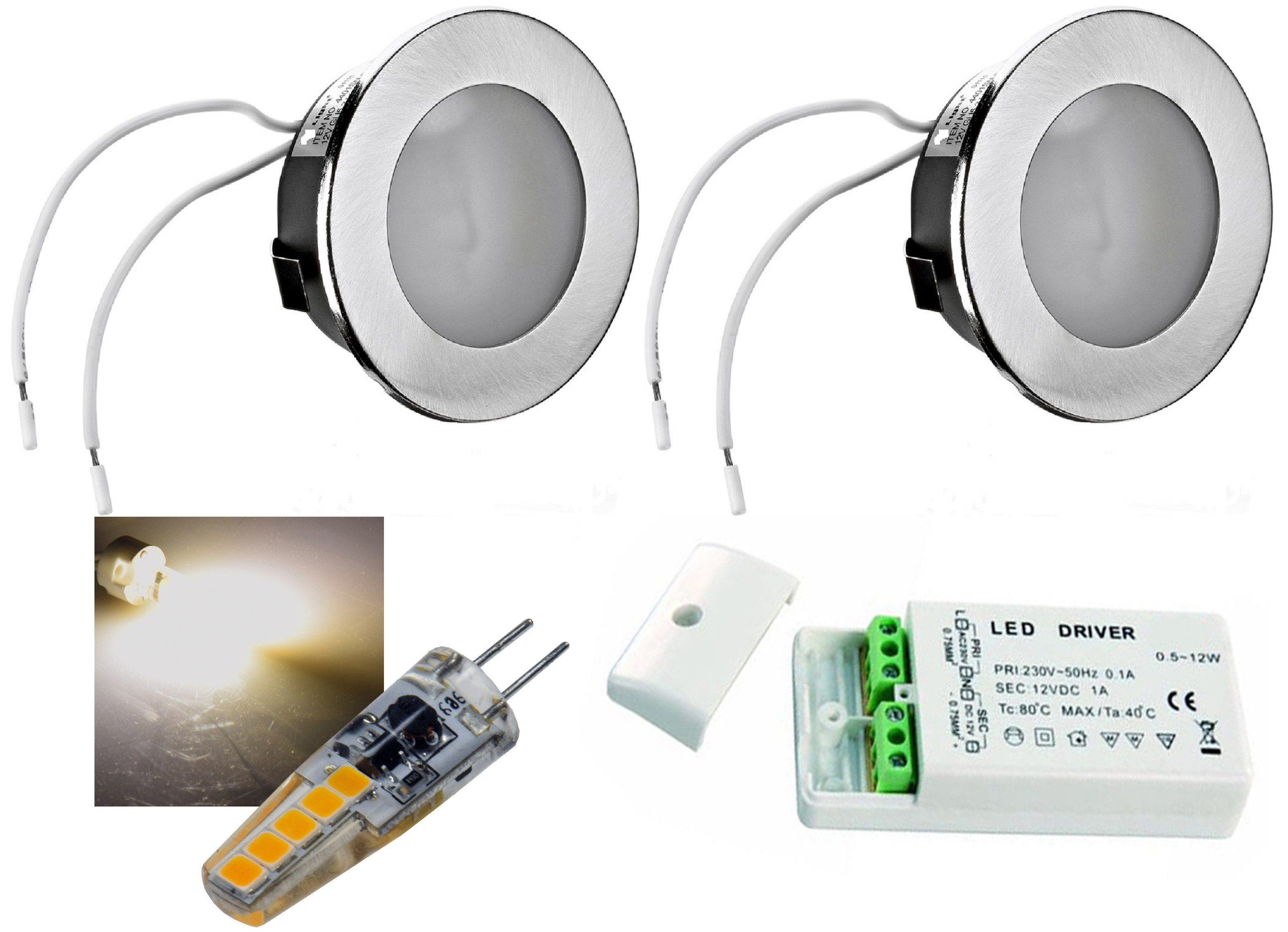 feinlux LED Einbauleuchte 12V G4 Einbaustrahler günstig online kaufen