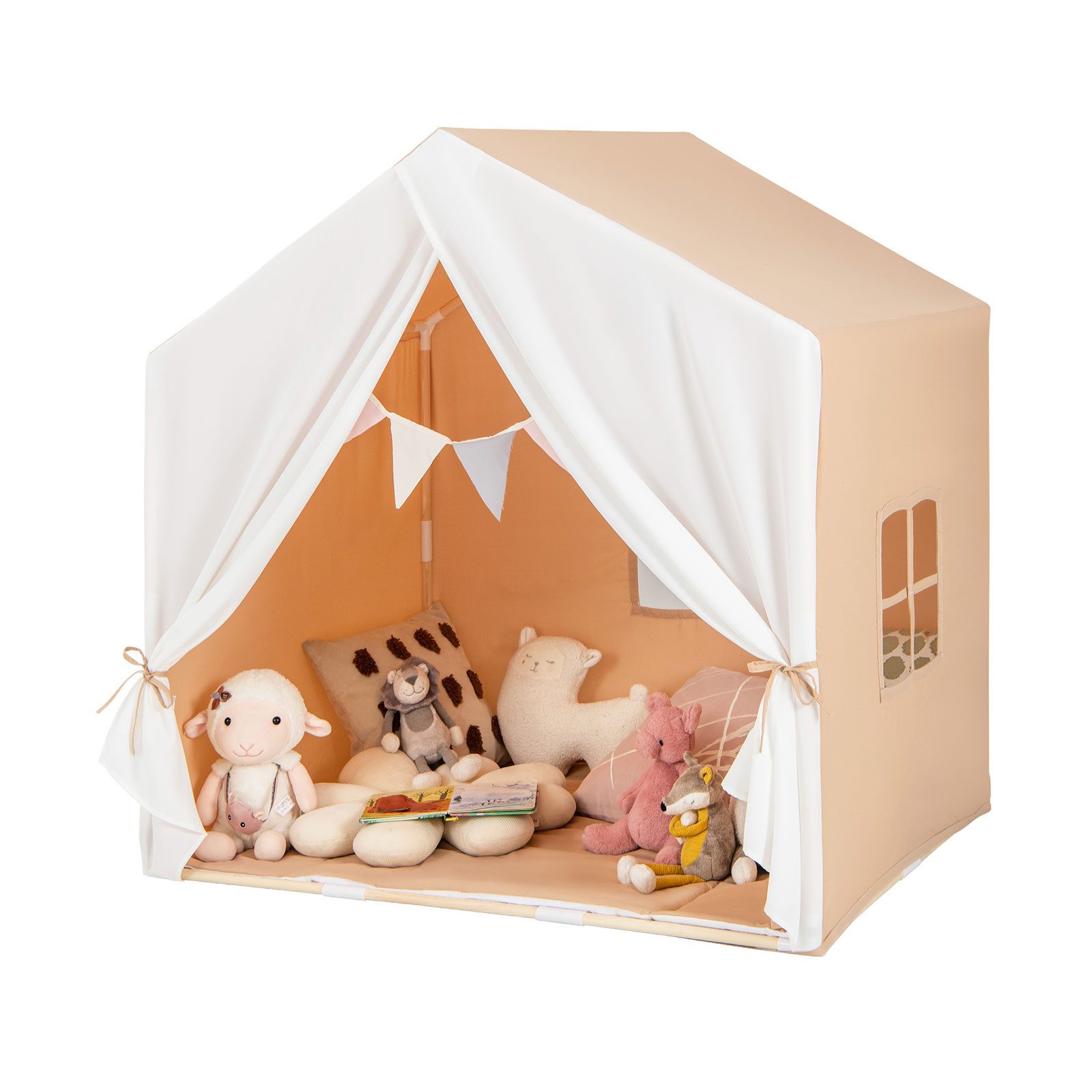 COSTWAY Spielzelt Spielhaus 131 x 91 günstig online kaufen