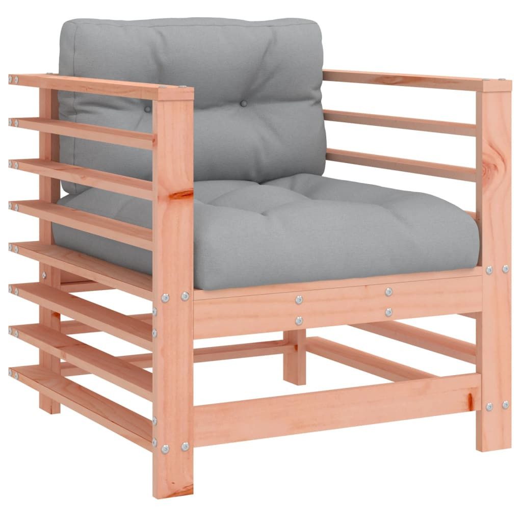 vidaXL Sofaelement Gartenstühle mit Kissen 2 günstig online kaufen