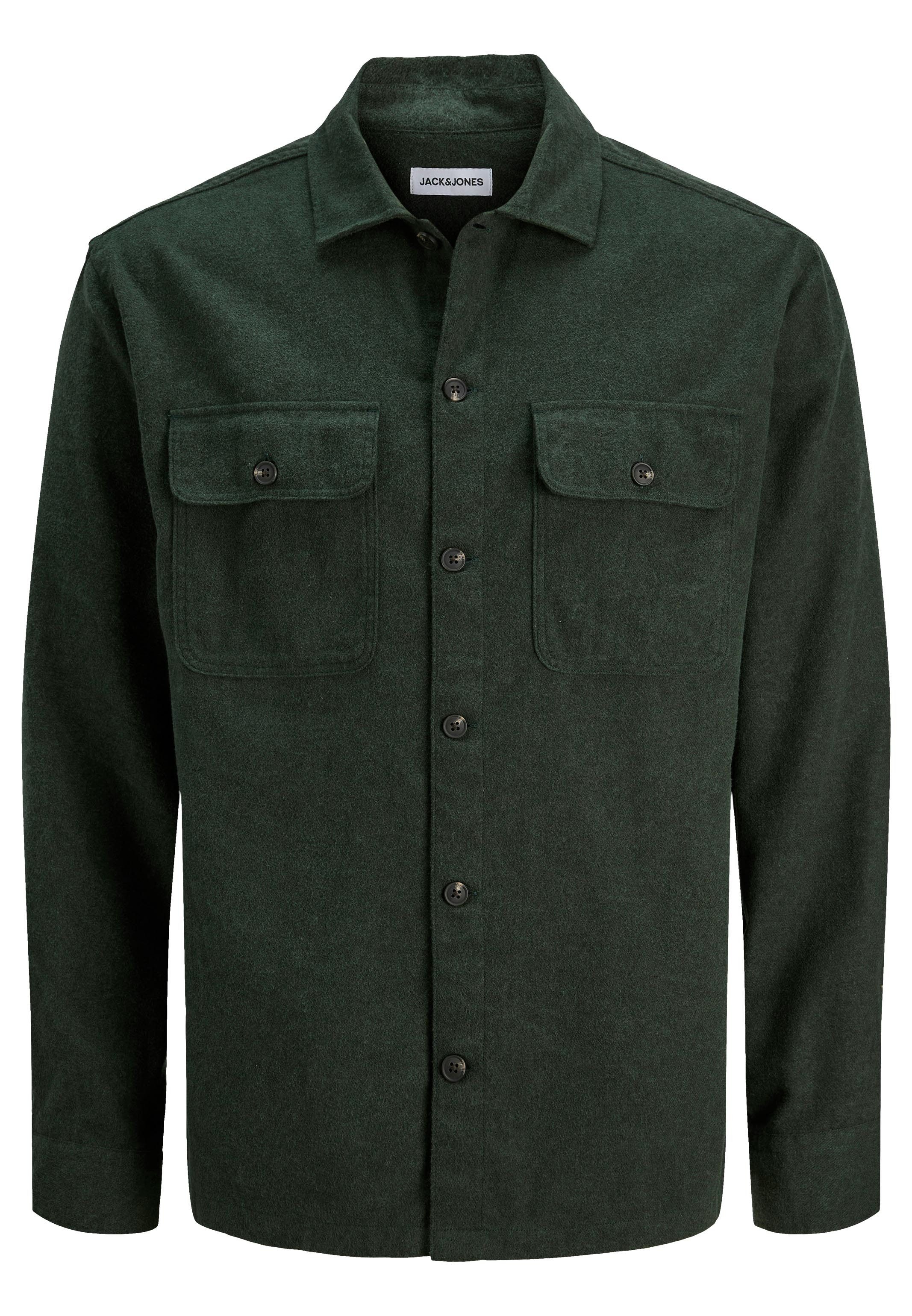 Langarmhemd JJECHARGE OVERSHIRT LS NOOS