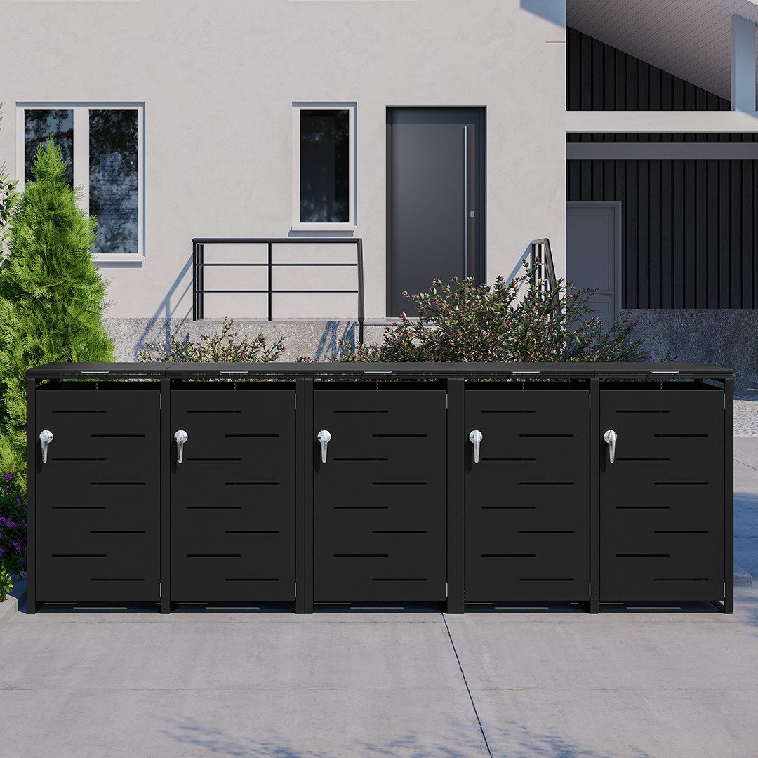 STEELSØN Mülltonnenbox Diorus, aus verzinktem Stahl, günstig online kaufen