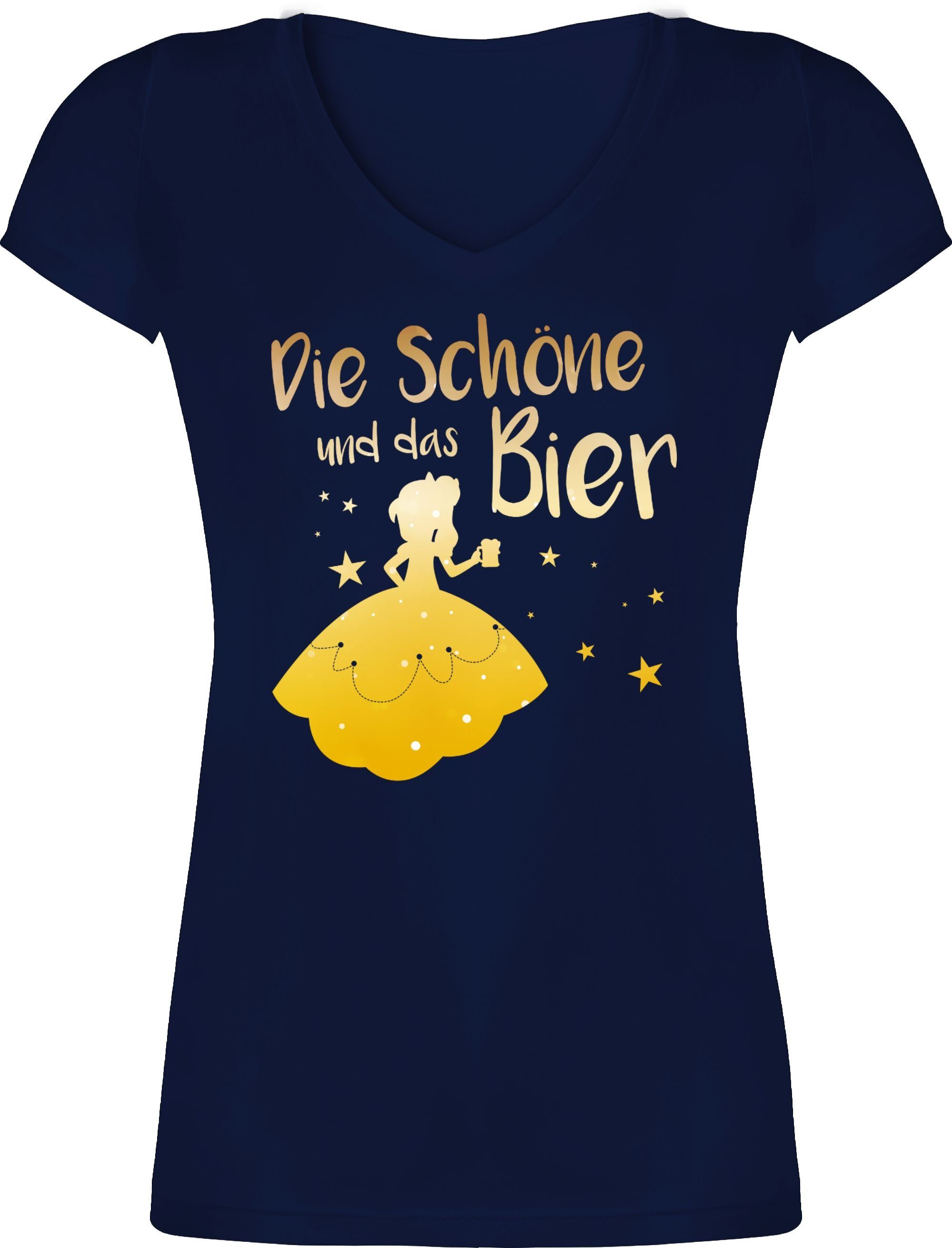 Shirtracer TShirt »Die Schöne und das Bier JGA Junggesellenabschied