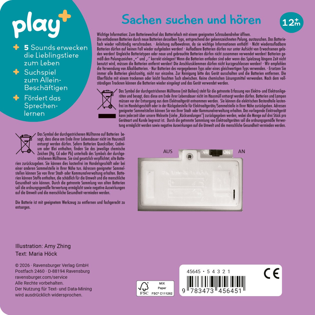 Play+ Mein allererstes Soundbuch Lieblingstiere