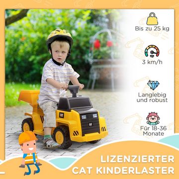 HOMCOM Elektro-Kindertraktor Spielfahrzeug mit kippbarer Ladefläche, Hupe, Elektroauto für Kinder, Belastbarkeit 25 kg, (1-tlg), für Kinder 1,5 bis 3 Jahre