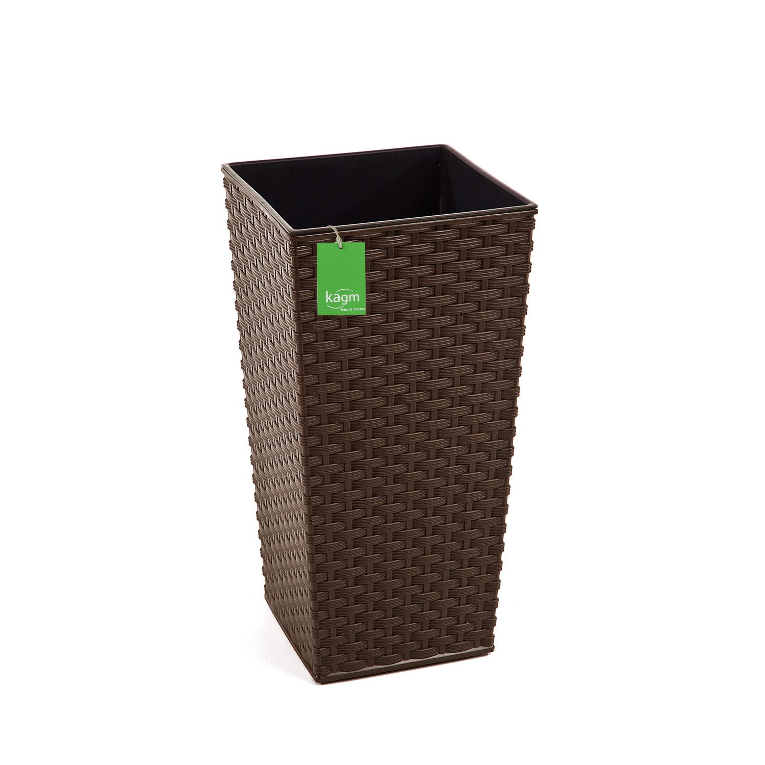 KAGM Pflanzkübel Blumenkübel Blumentopf in Rattan-Optik Pflanzgefäß (inkl. günstig online kaufen