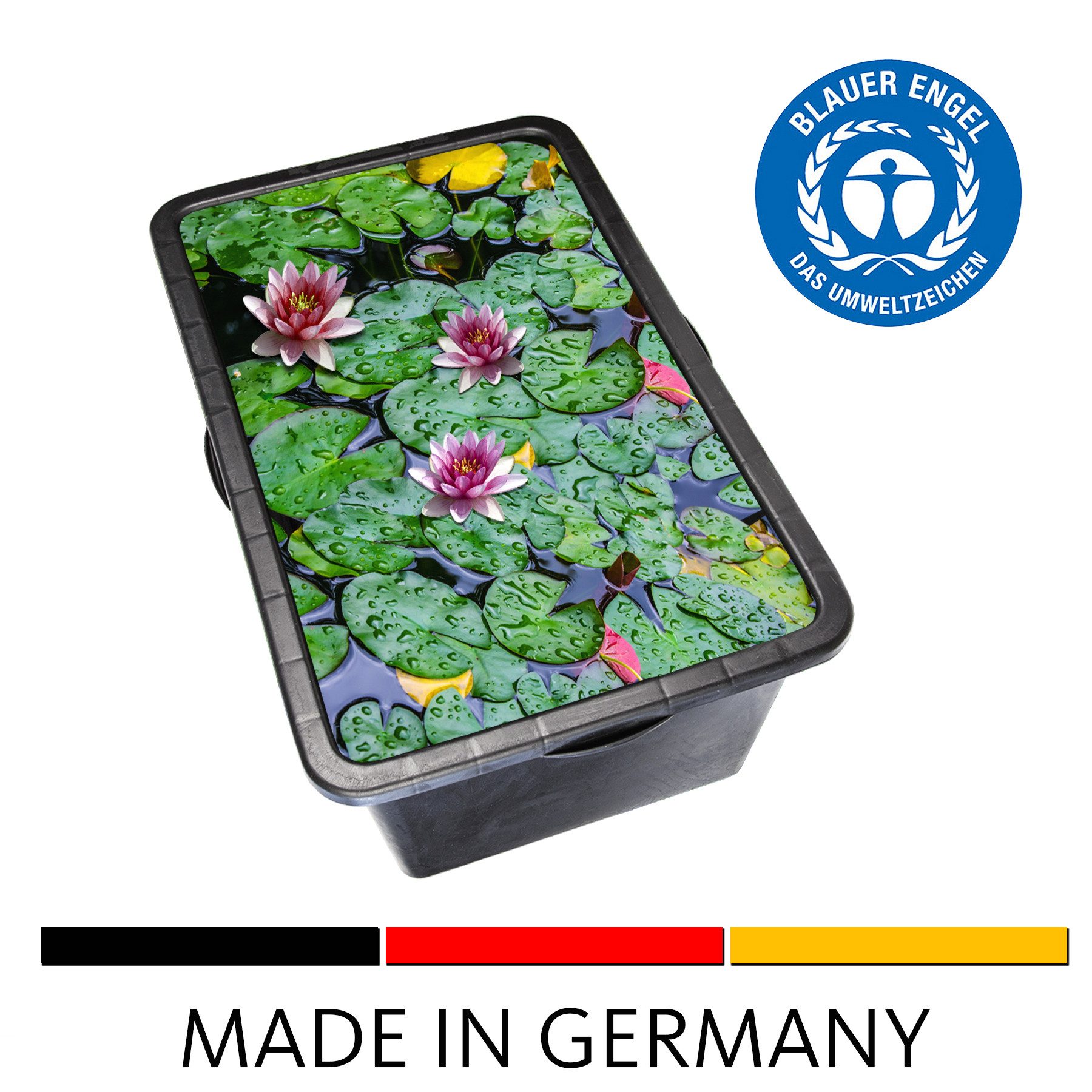 BigDean Mörtelkasten Mörtelwanne 90 L Eckig Miniteich Baueimer Made in Germany, (Set, 1-tlg., Mörtelwanne), Vielseitig, Speiswanne, Mörtelwanne, Zementwanne, Mini Teich.