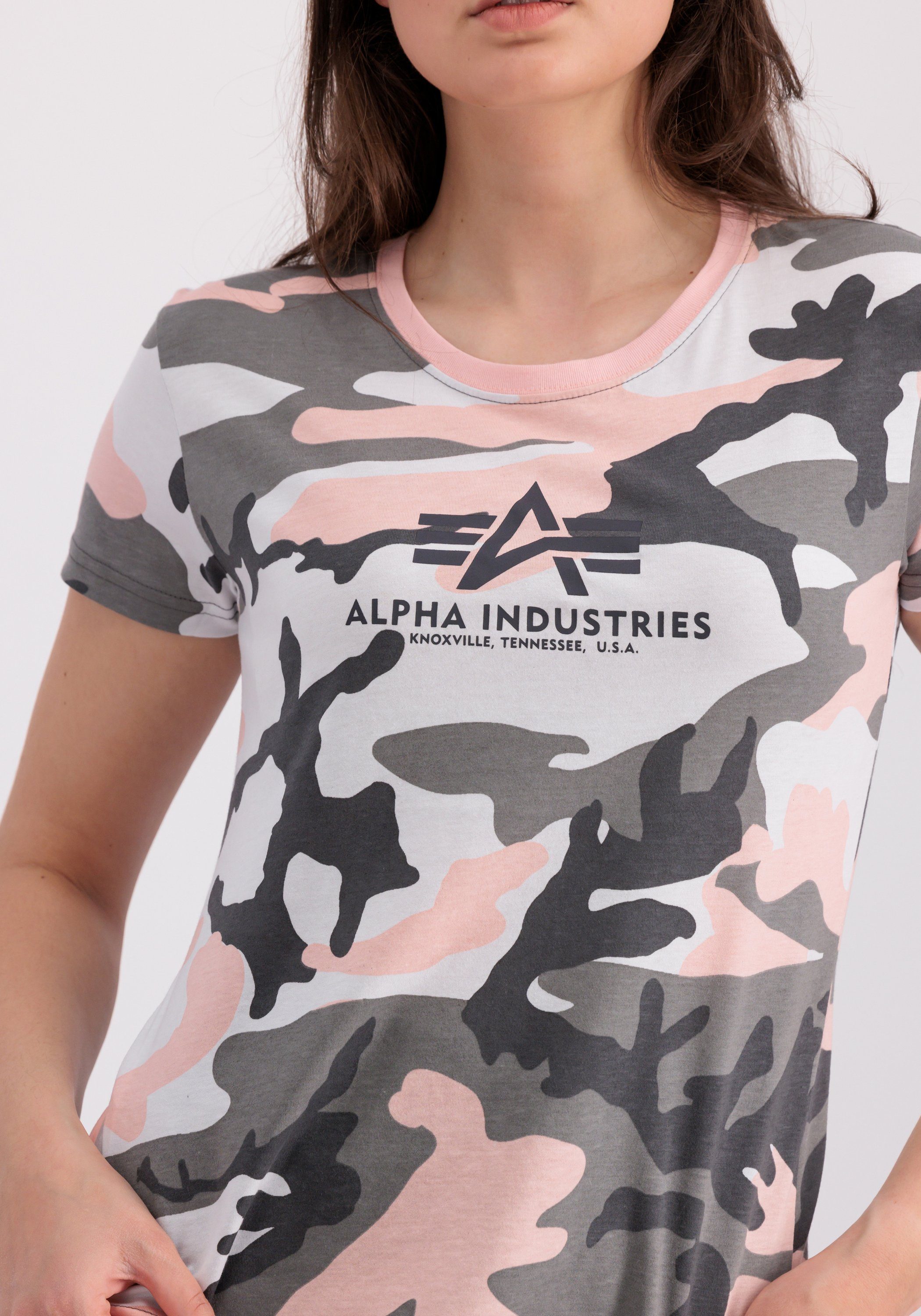 Alpha Industries T-Shirt New Camo Basic T Wmn