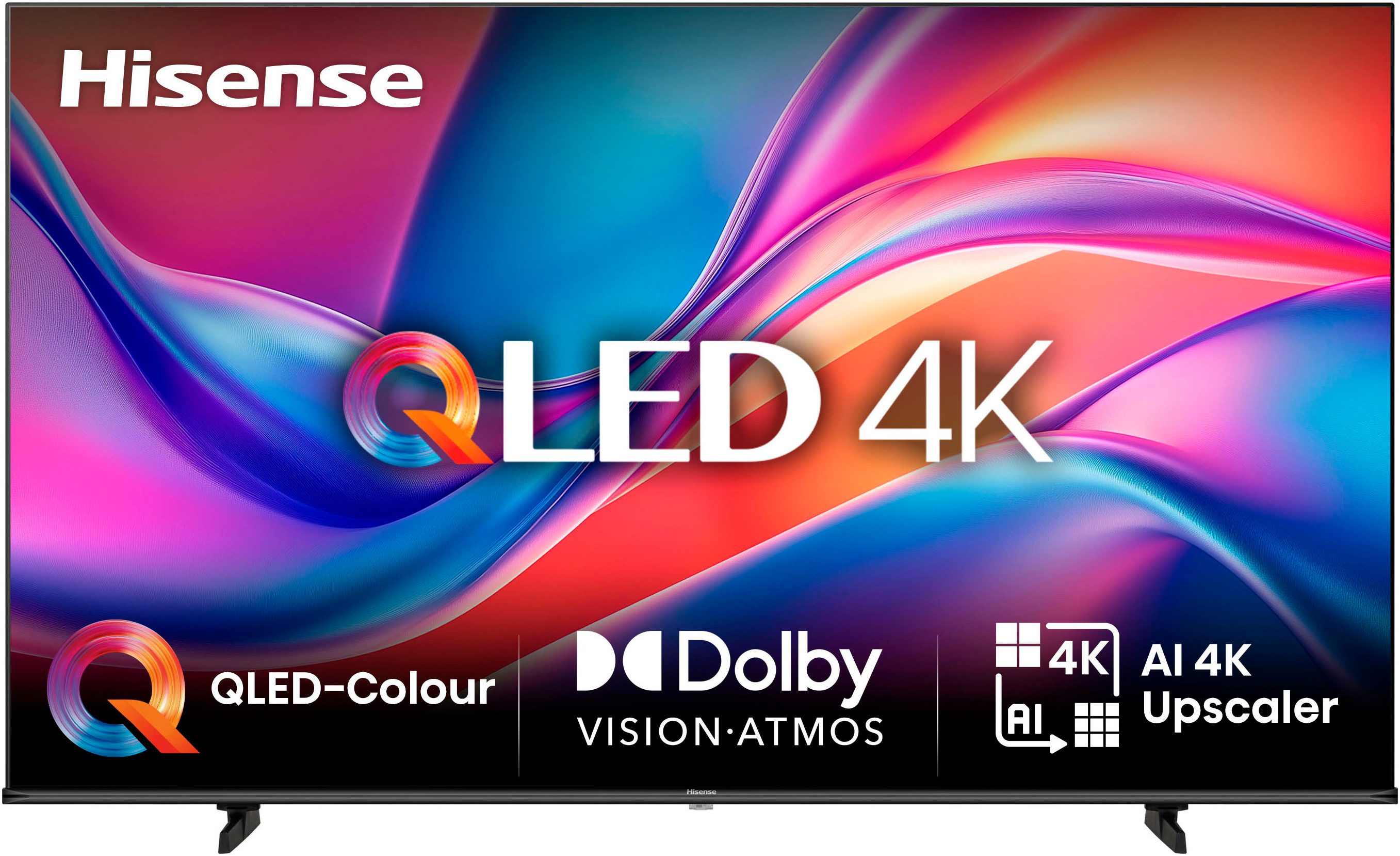 Hisense 58E77Q QLED-Fernseher (146 cm/58 Zoll, schwarz ! RABATT: 16.41%