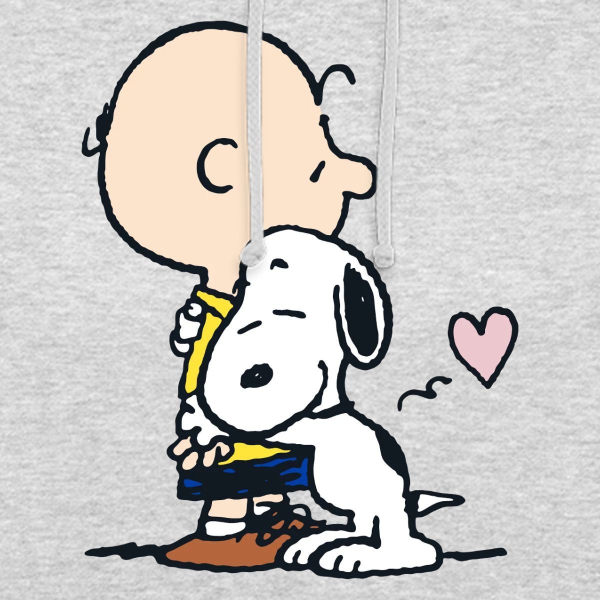 Spreadshirt Hoodie Peanuts Snoopy Umarmt Charlie Brown Unisex Hoodie (1-tlg)