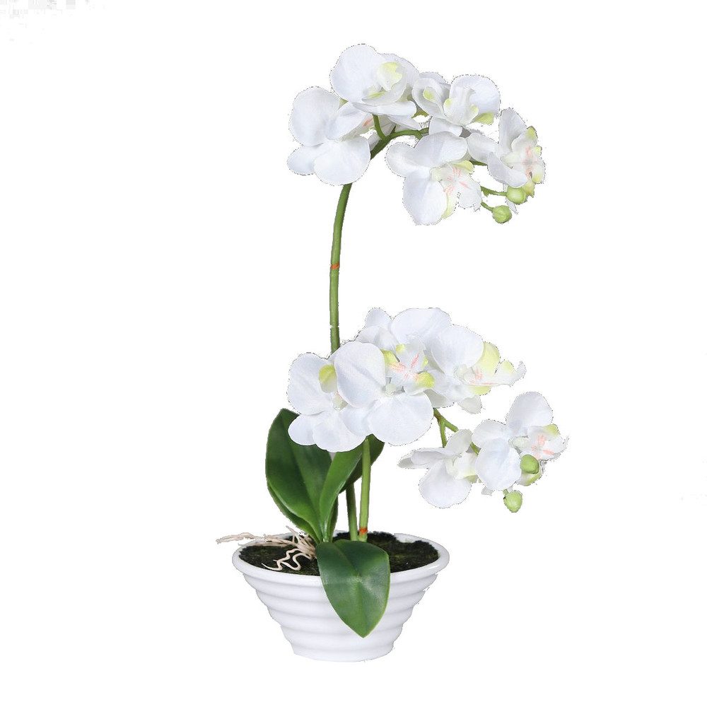 Kunstblume Orchidee - creme - ca. 35 cm, DPI